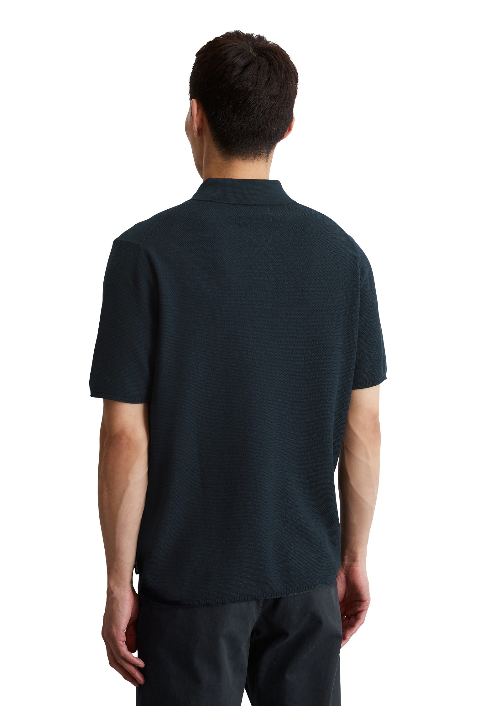 Marc O'Polo Kurzarmpullover »aus reiner Bio-Baumwolle«