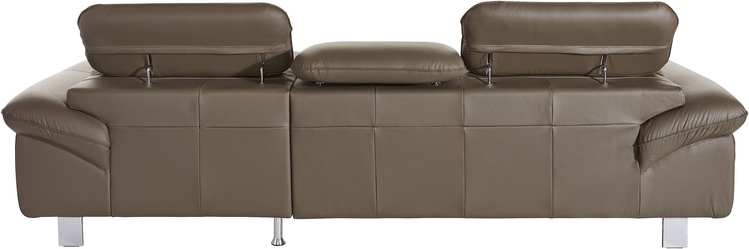 COTTA Polstergarnitur »Driver L-Form«, (Set), Set bestehend aus: Ecksofa mit Kopfteilverstellung & Hocker