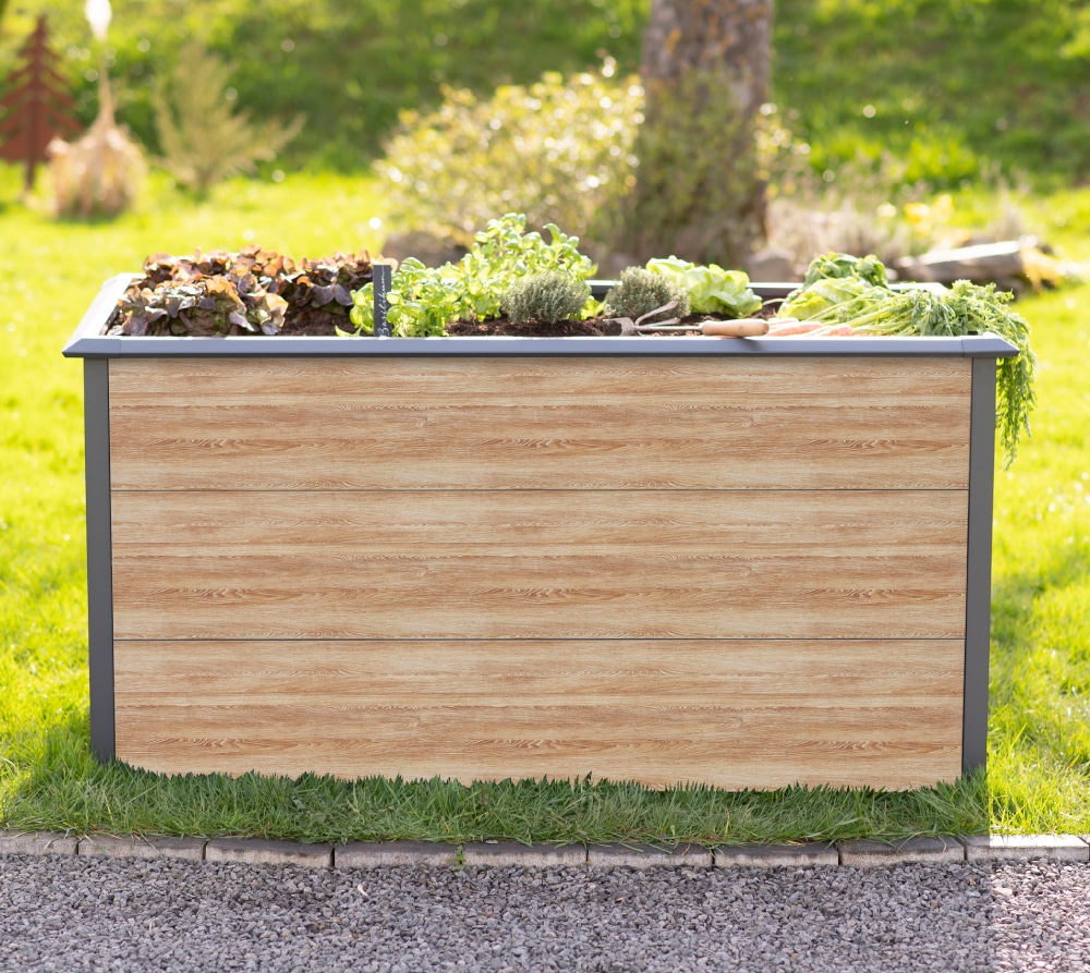 50NRTH Hochbeet »Metall Hochbeet »Primus-Multi L««, Inkl. Schneckenschutz, BxTxH: 150x75x77 cm