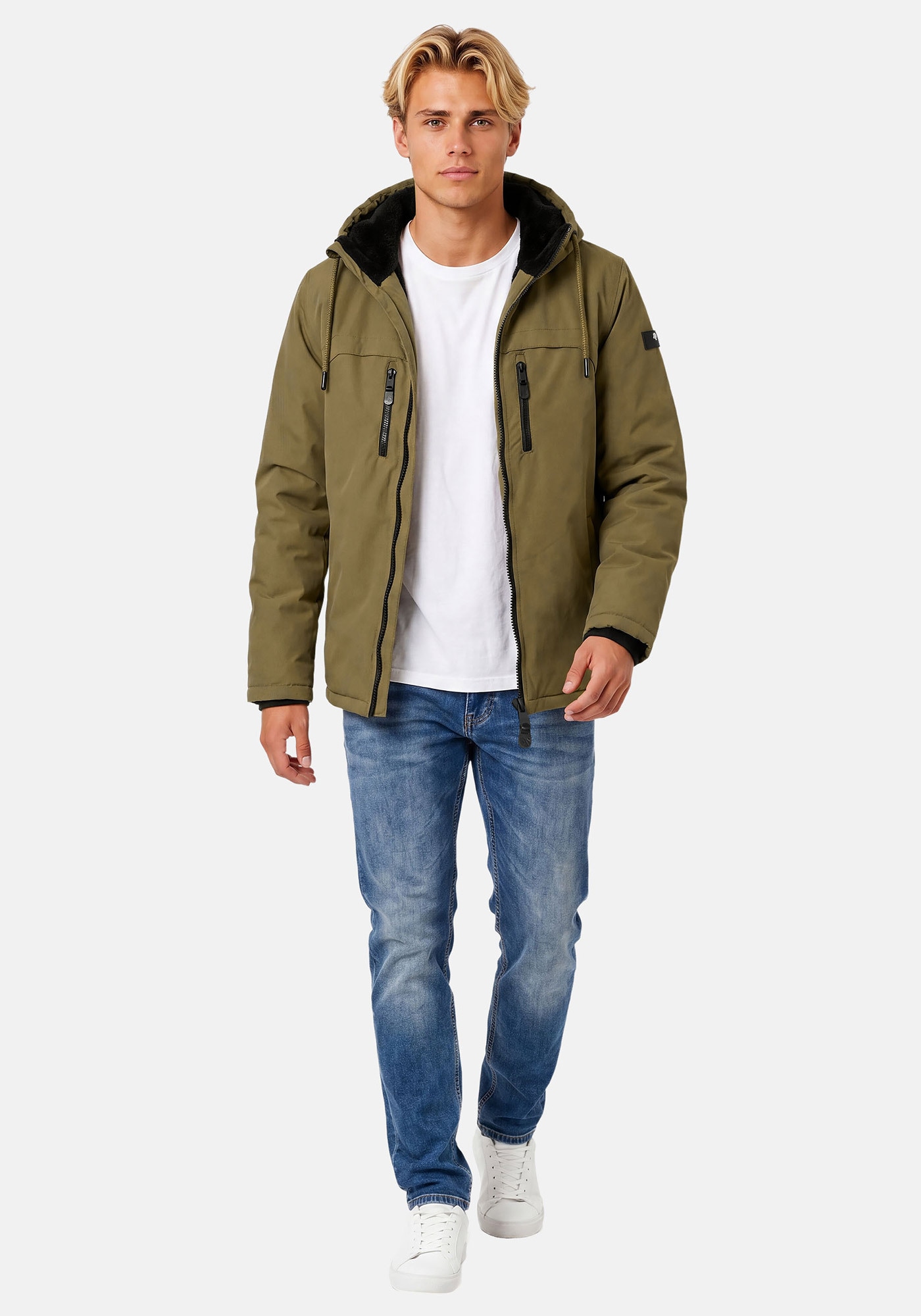 Alessandro Salvarini Winterjacke "ASMori" mit warmem Teddyfell