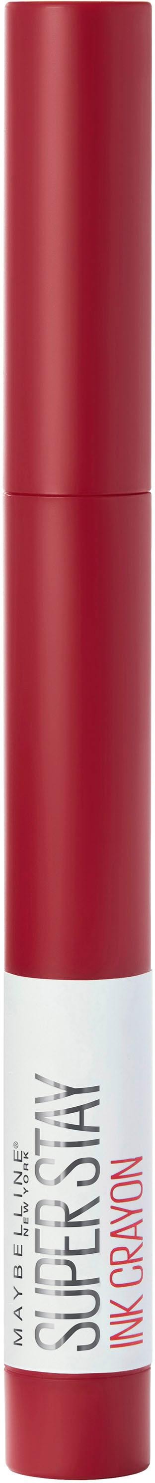 MAYBELLINE NEW YORK Lippenstift »Super Stay Ink Crayon«, mit natürlichen Inhaltstoffen