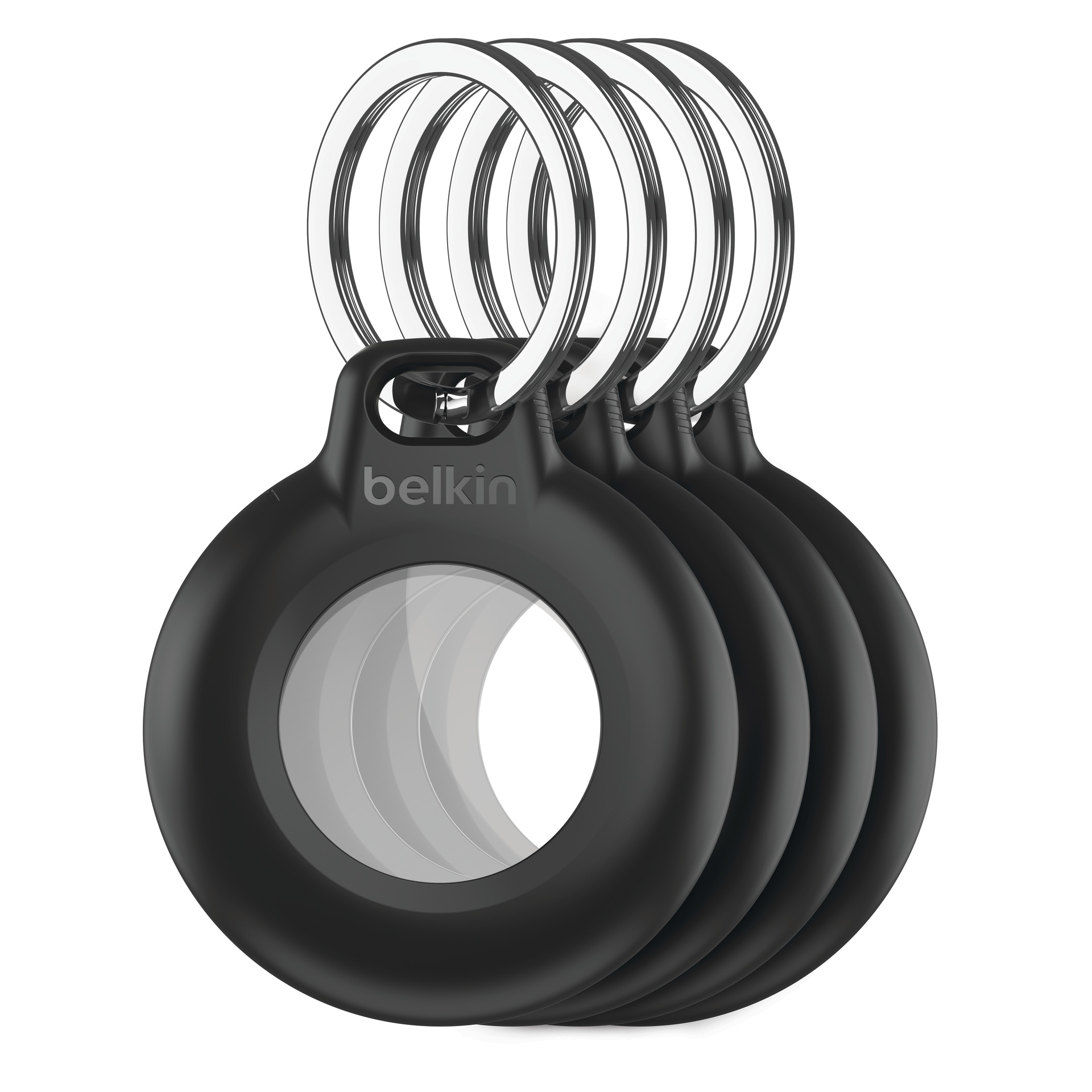 Belkin Schlüsselanhänger Set »Secure Holder 4er-Pack wasserfest für Apple AirTag«, (4 tlg.)