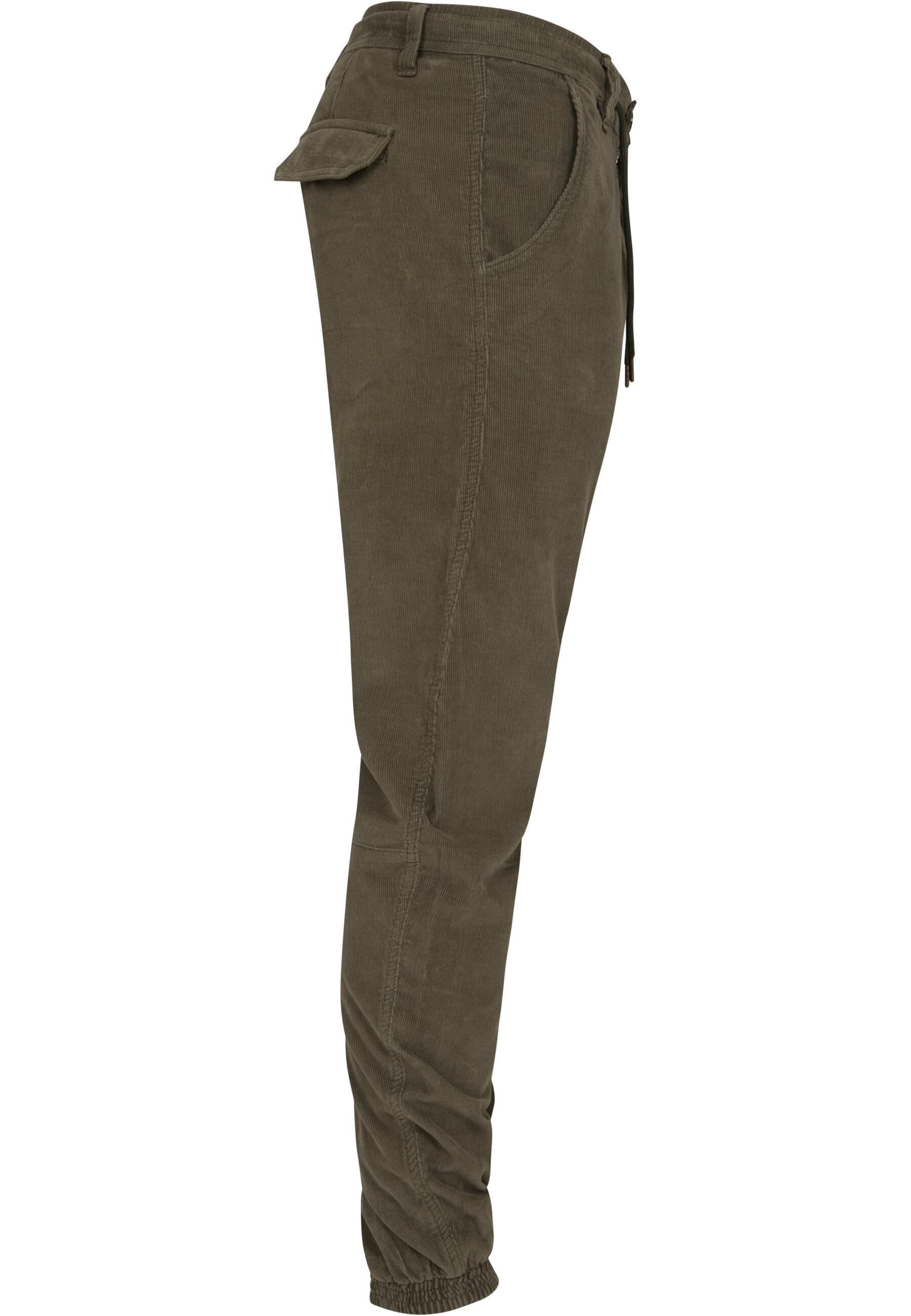URBAN CLASSICS Stoffhose »Urban Classics Herren Corduroy Jog Pants«, (1 tlg.)