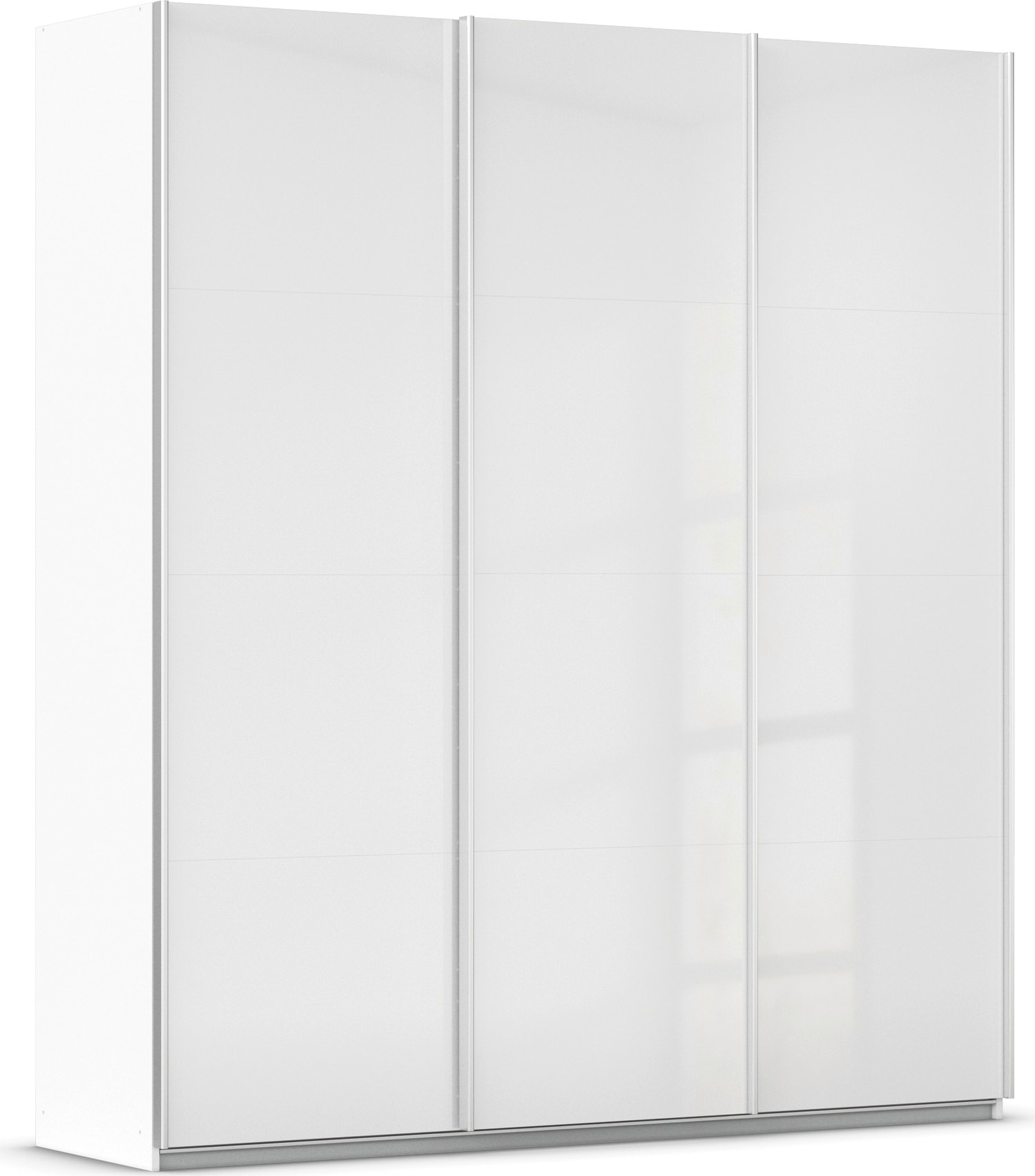 OTTO home Schwebetürenschrank "Kleiderschrank Schrank Garderobe AGORDO mit Dekor- oder Hochglanzfront" Breiten 203/271/315/360 cm in drei Griff-Farben - NEU: Farbe SCHWARZ, in 4 Breiten und 2 Höhen MADE IN GERMANY