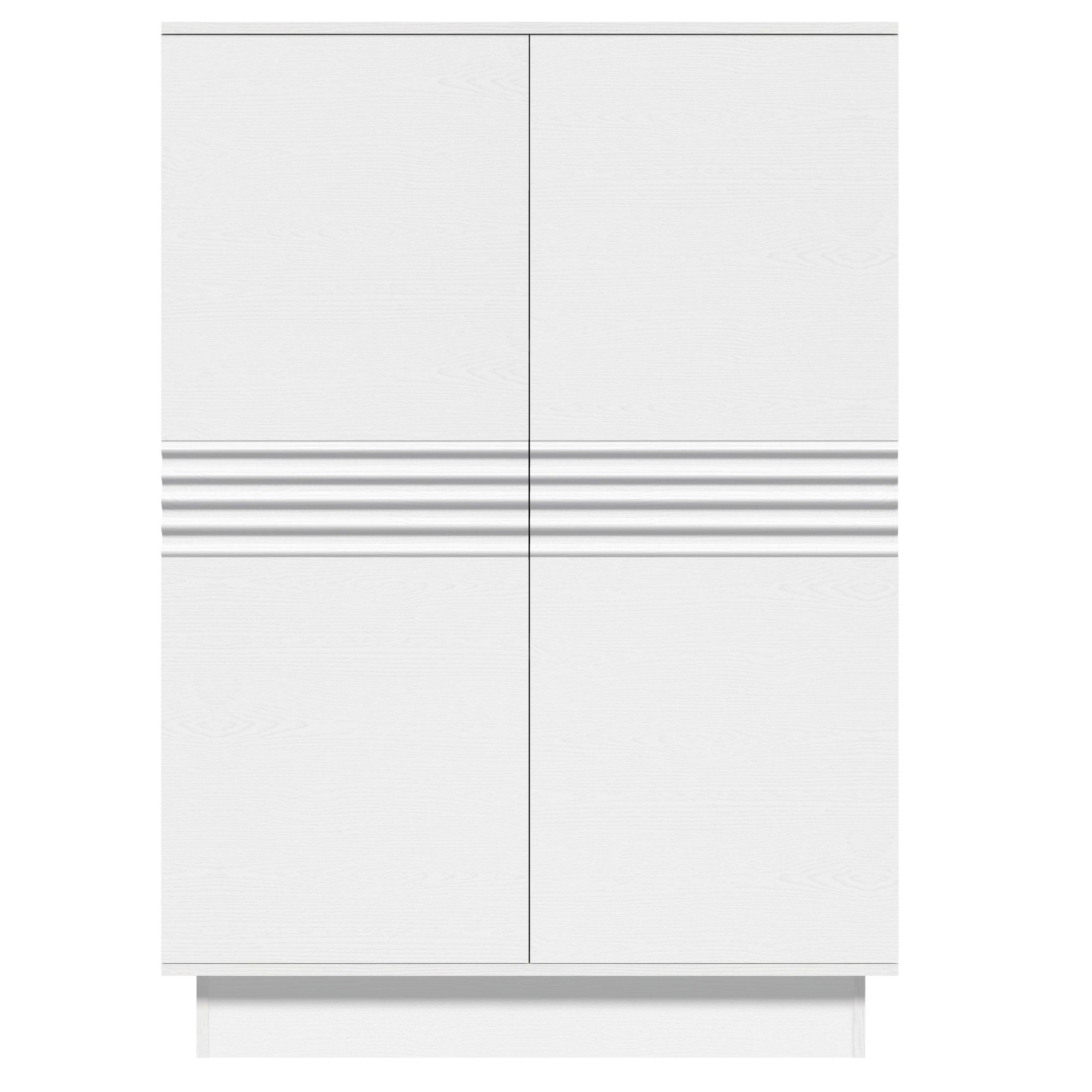 Home affaire Highboard "Angers" Kommode, Midischrank mit Push-to-open, 2 Ei günstig online kaufen