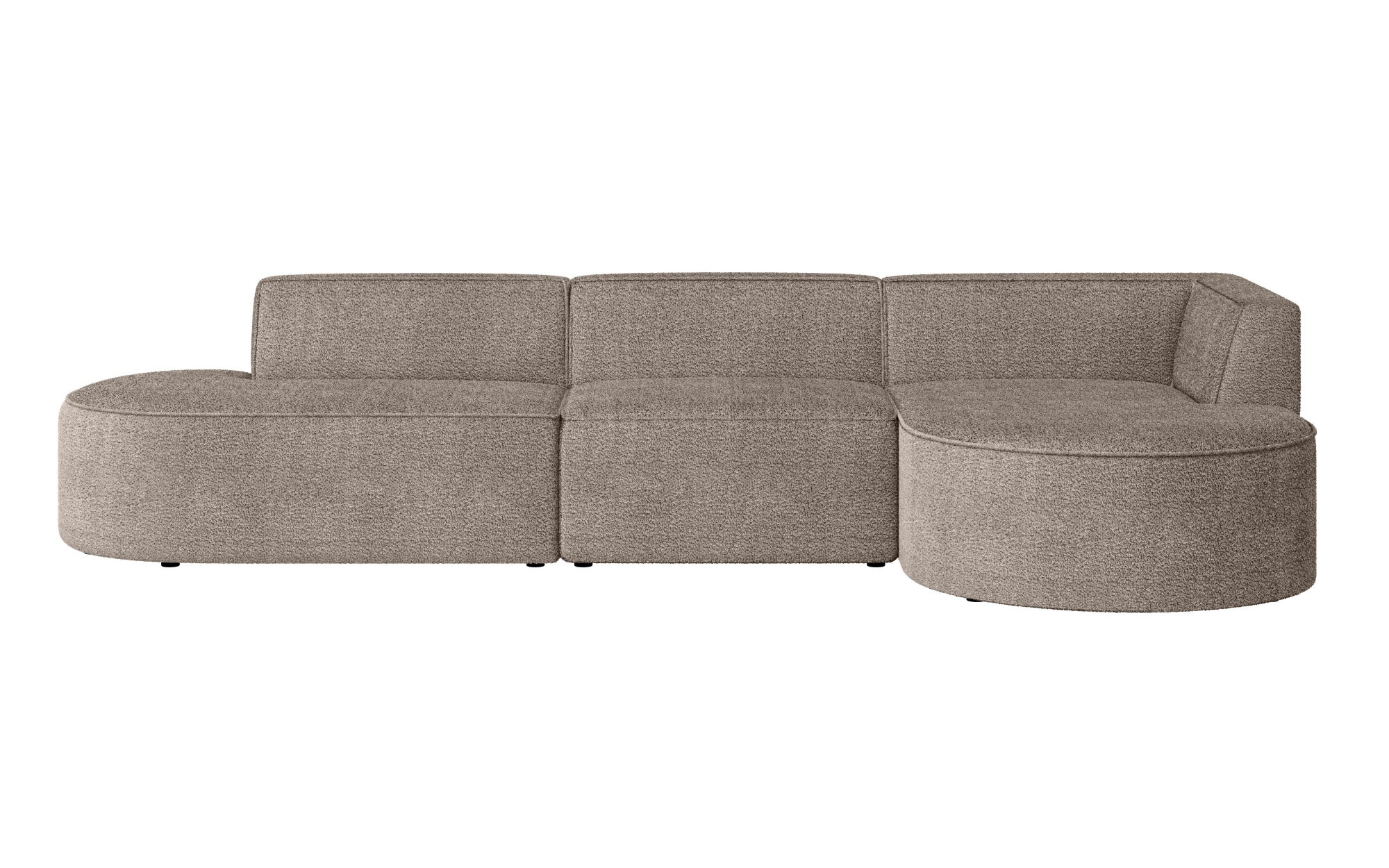 andas Ecksofa "EIVIND Designer Sofa mit Ottomane rechts/links, B/T/H: 343/1 günstig online kaufen