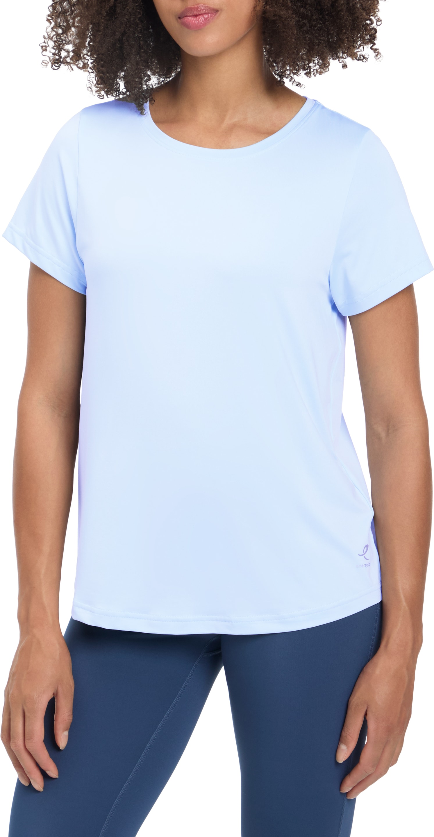 Energetics T-Shirt "Da.-T-Shirt Gianna Short Sleeve W" Kurzarm, Mit Rundhalsausschnitt, Loose Fit, Längerer Schnitt Hinten