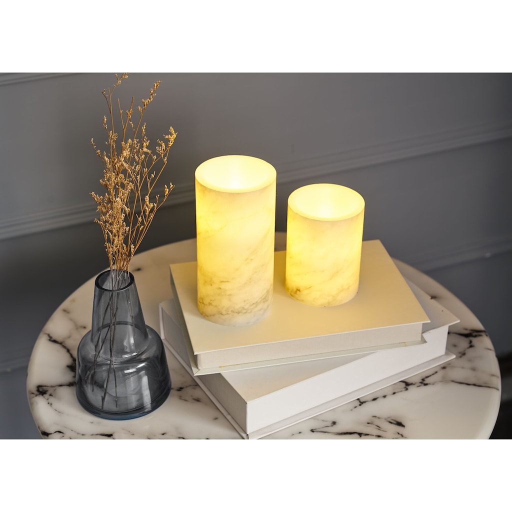 Pauleen LED-Kerze »Cosy Marble Candle Wachskerze«