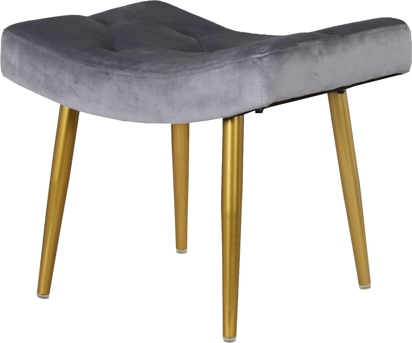 Home affaire Ohrensessel »LITZ in traumhaften Samtvelours, Relaxsessel mit Hocker,«, (mit Hocker und Nierenkissen), Knopfsteppung, TV-Sessel mit Hocker