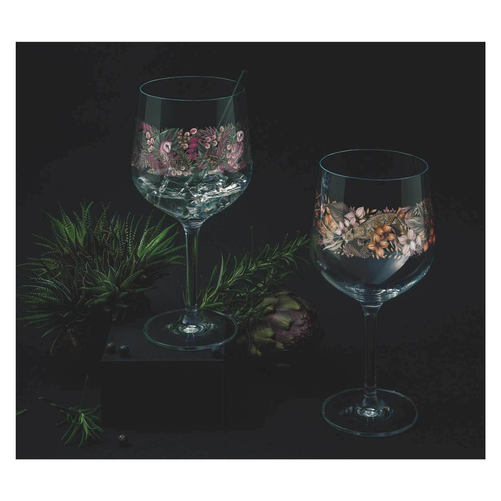 Ritzenhoff Glas »Gin-Gläser Schattenfauna 720 ml 2er Set transparent«