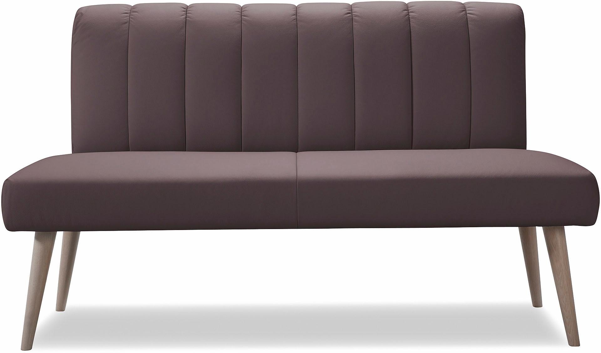 Thumbnail - exxpo - sofa fashion Sitzbank "Costa, moderne Rückensteppung, bequem und elegant, hoher Holzfuß", hochwertige Detailvera...