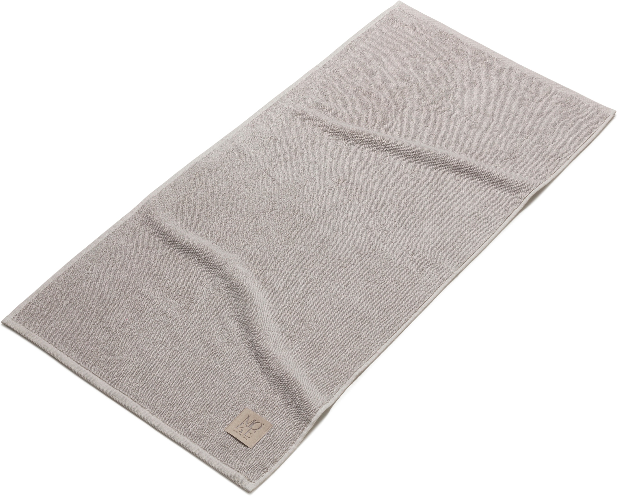 Möve Handtuch »Soft Silence Uni mit Prägeetikett«