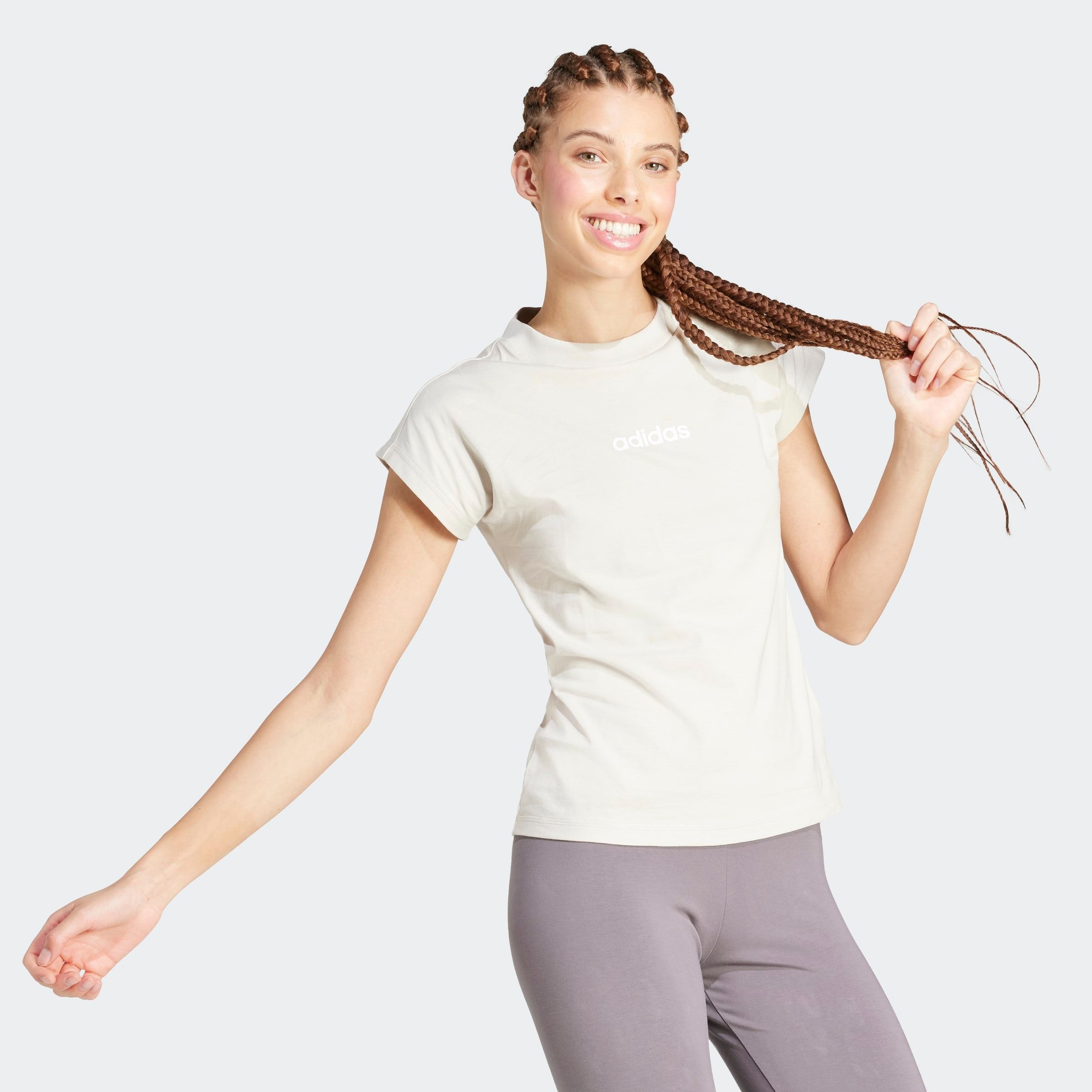 adidas Sportswear T-Shirt "W LIN SJ T" sportlicher Stil, Kurzarm, ohne Vers günstig online kaufen