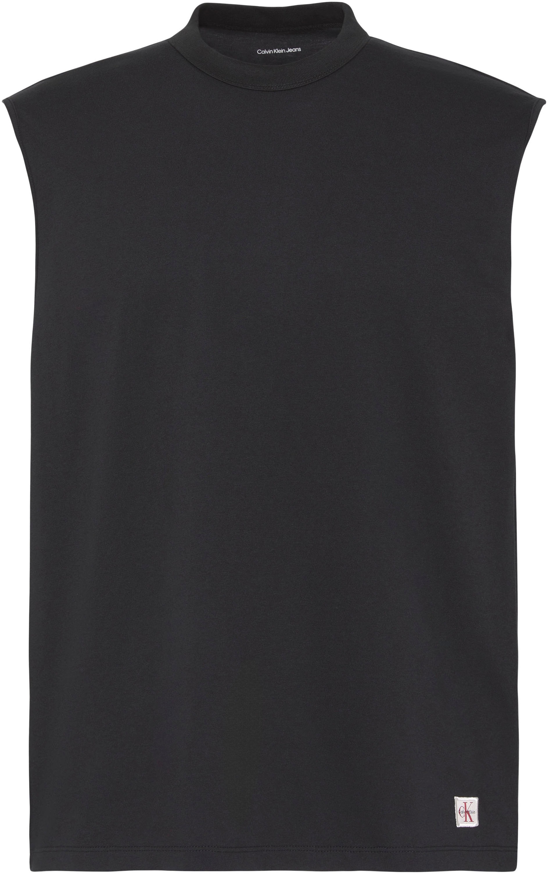 Calvin Klein Jeans Tanktop "JERSEY BADGE MUSCLE TANK" Regular fit mit Rundh günstig online kaufen