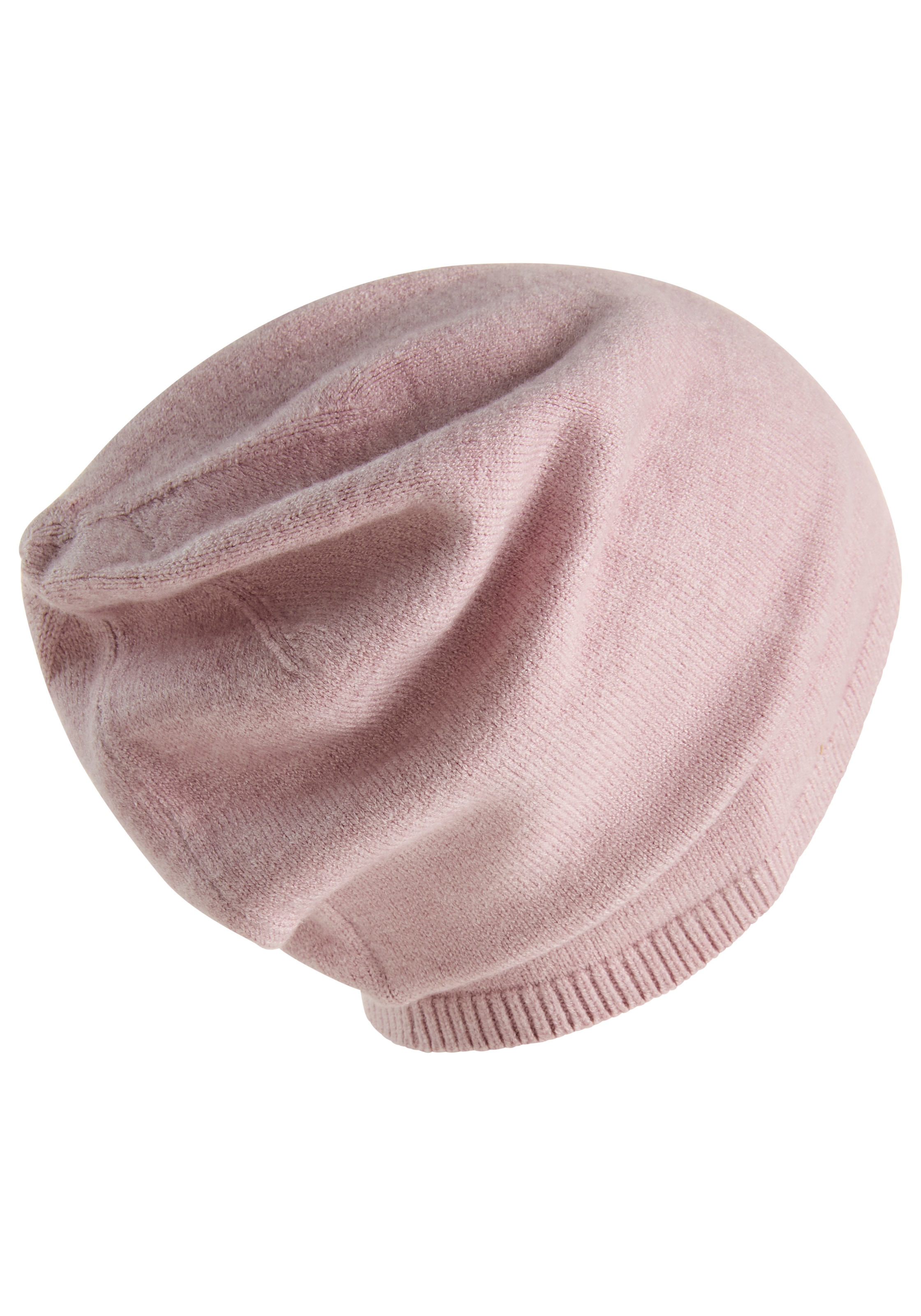 Laura Scott Beanie, mit modischen Rippenabschlüssen - NEW