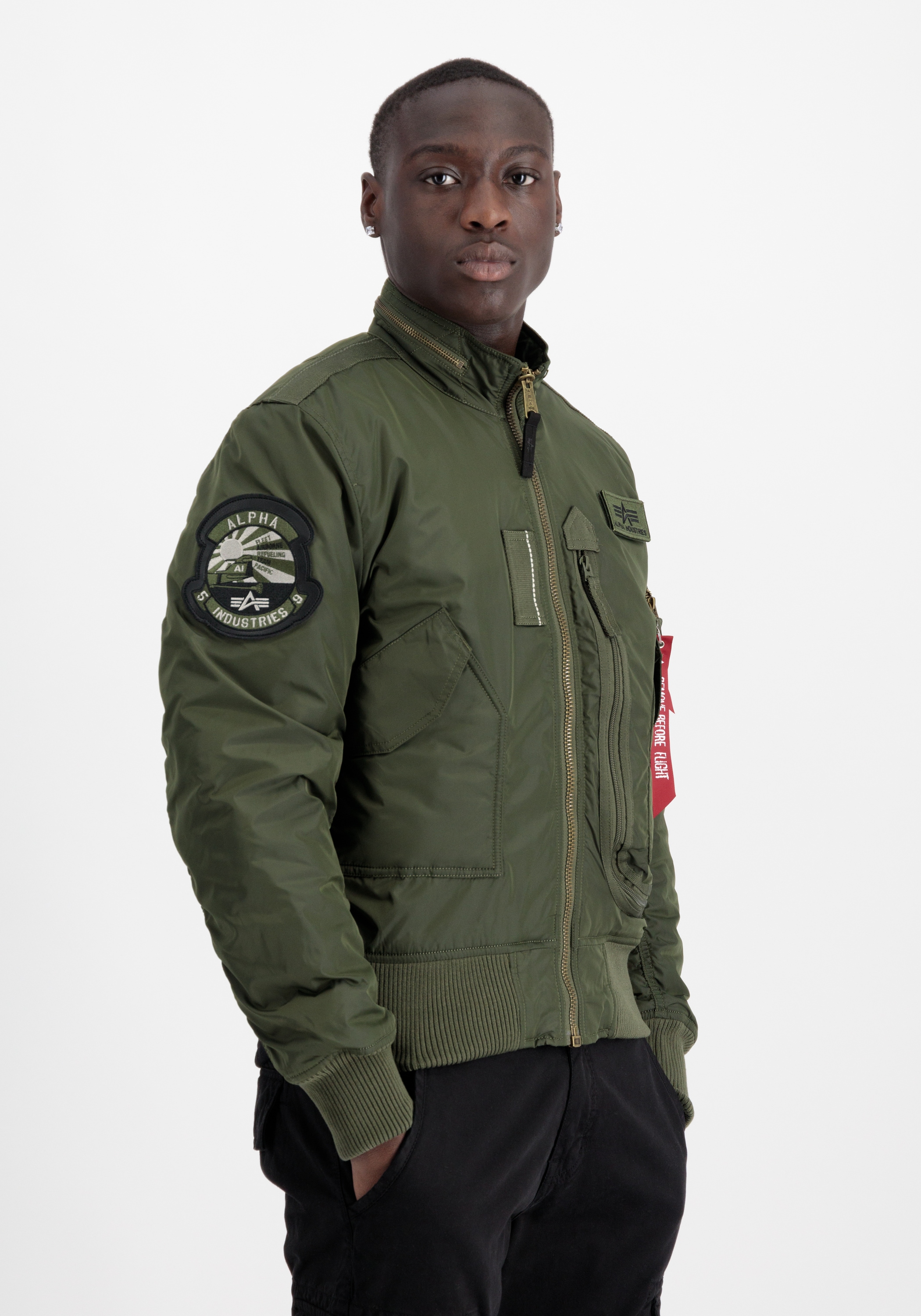 Alpha Industries Bomberjacke "Alpha Industries Men - Bomber Jackets Engine" günstig online kaufen