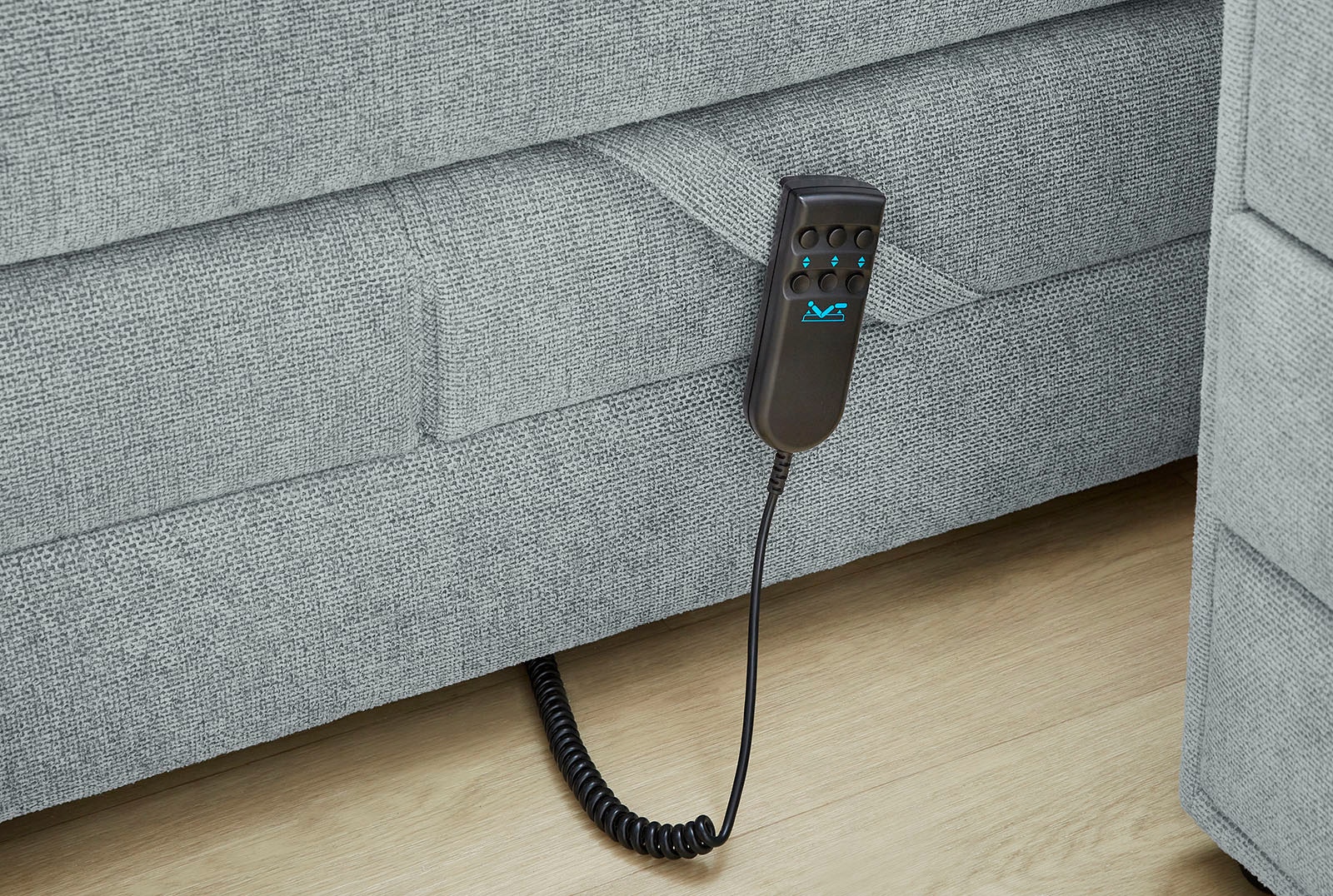 Jockenhöfer Gruppe Boxspringbett »Paloma, Kopf- und Fussteil elektromotorisch verstellbar«, KS-Topper, inkl. 7-Zonen-TTFK-Matratze H4