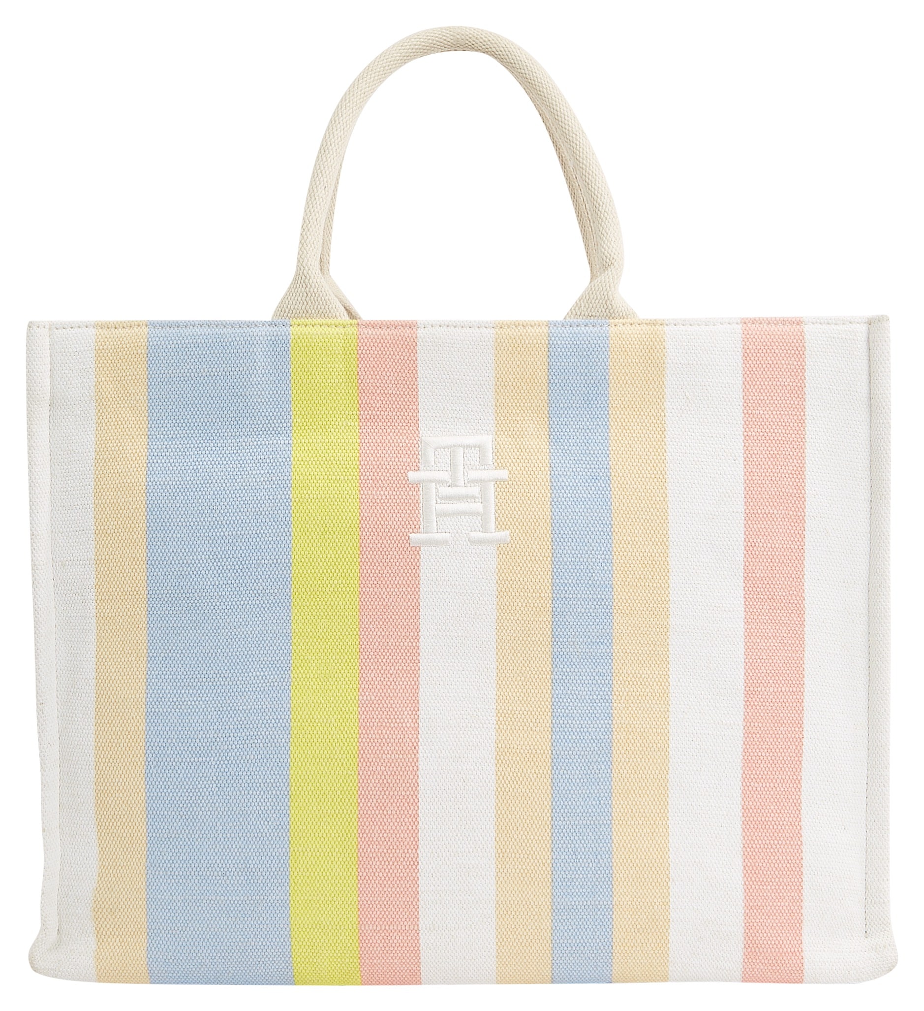 Tommy Hilfiger Shopper »TH BEACH TOTE STRIPES«, mit viel Stauraum, Damen Tasche, Sommer