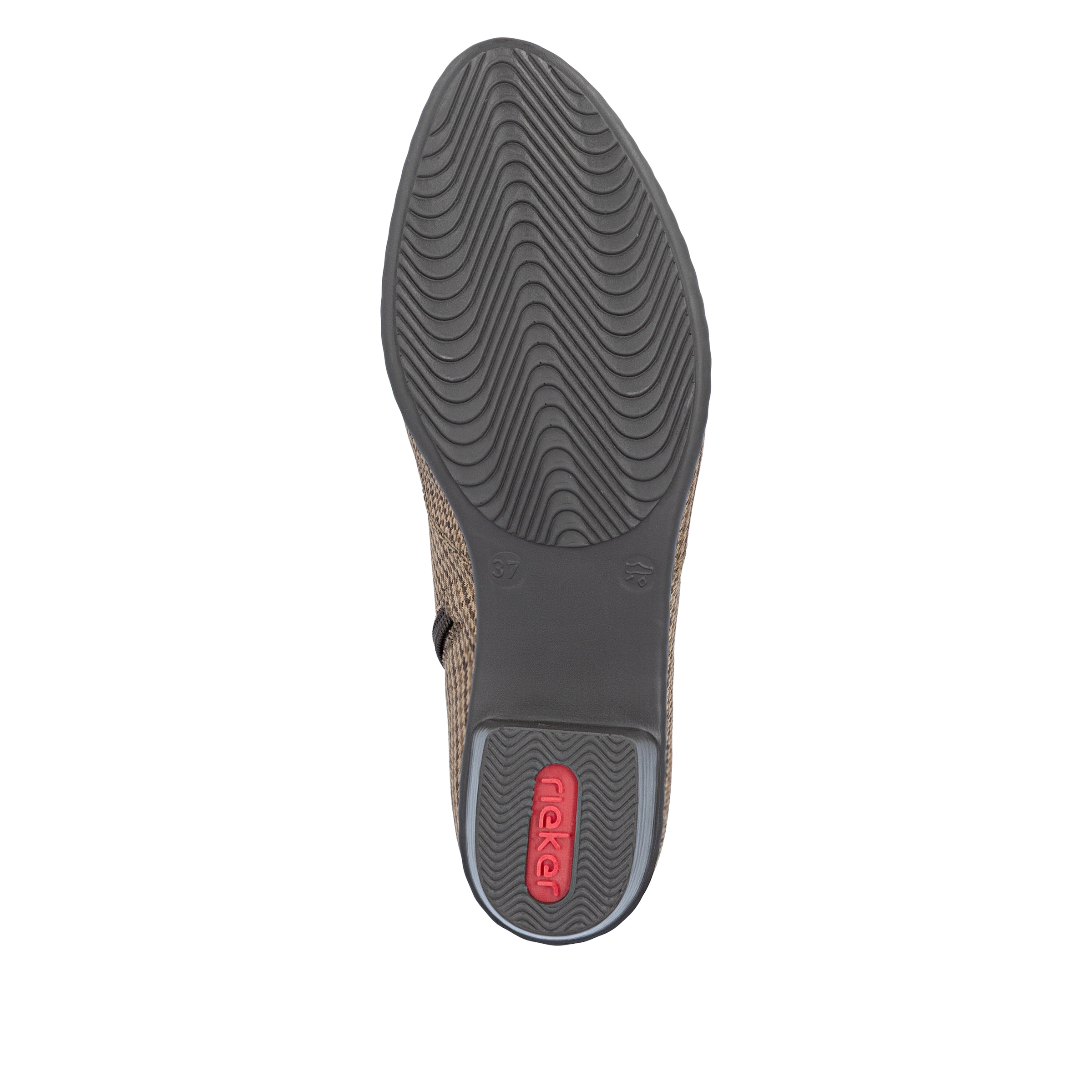 Rieker Stiefelette  in karierter Optik, mit seitlichem Reißverschluss