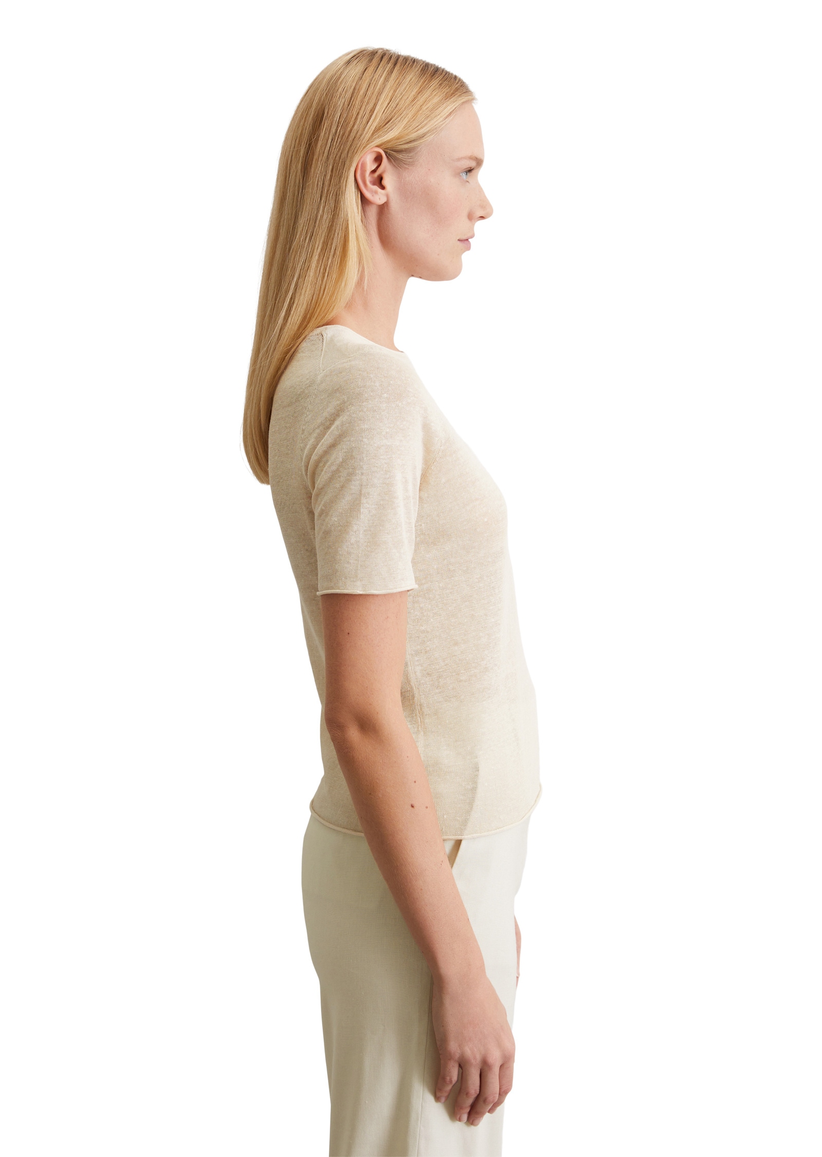 Marc O'Polo Strickpullover »aus reinem Leinen«