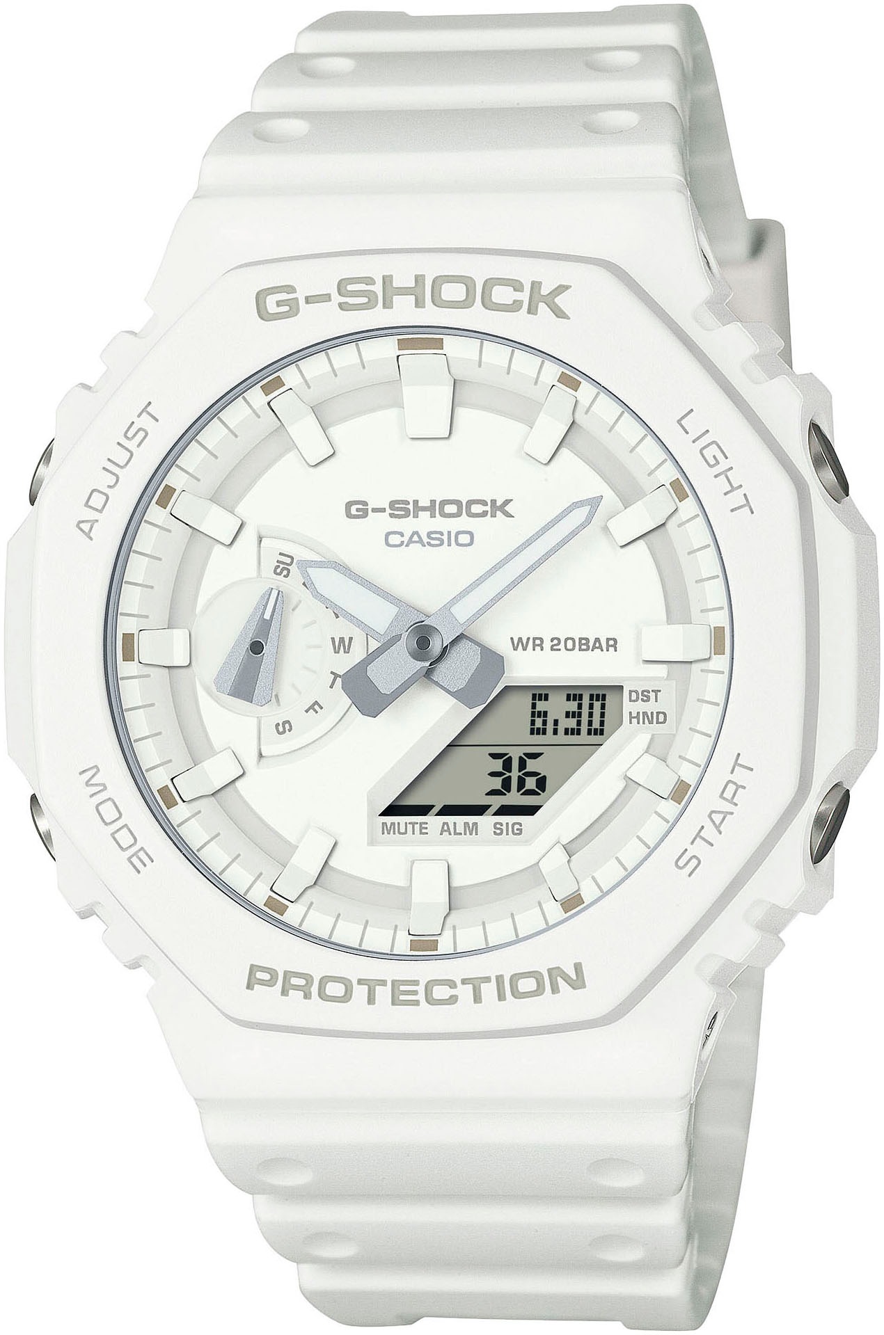 CASIO G-SHOCK Quarzuhr,Armbanduhr,Herrenuhr,digital, bis 20bar wasserd.Resinbarmband