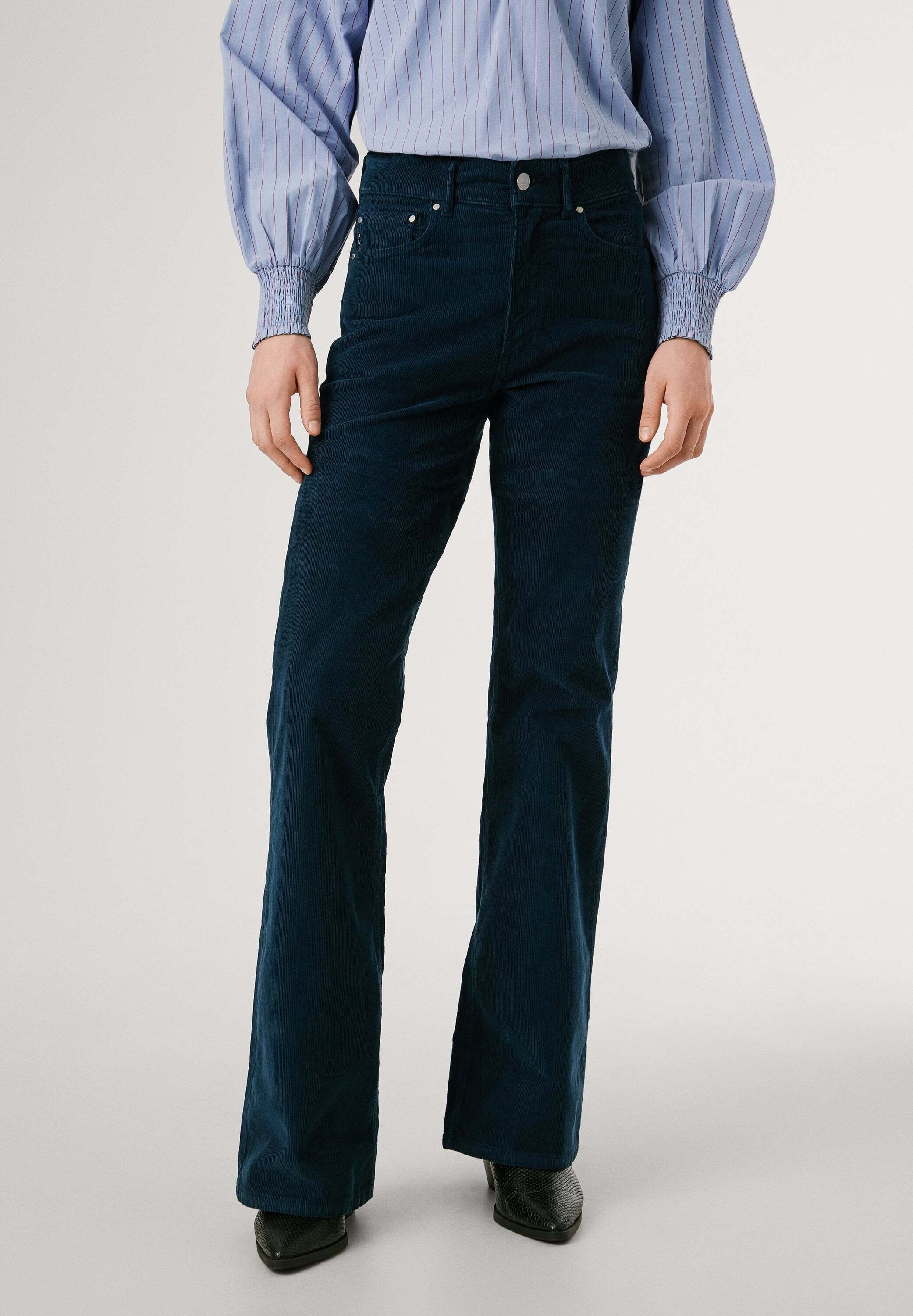 Pepe Jeans Funktionshose "trousers HIGH WAIST FLARE WILLA CORDUROY"