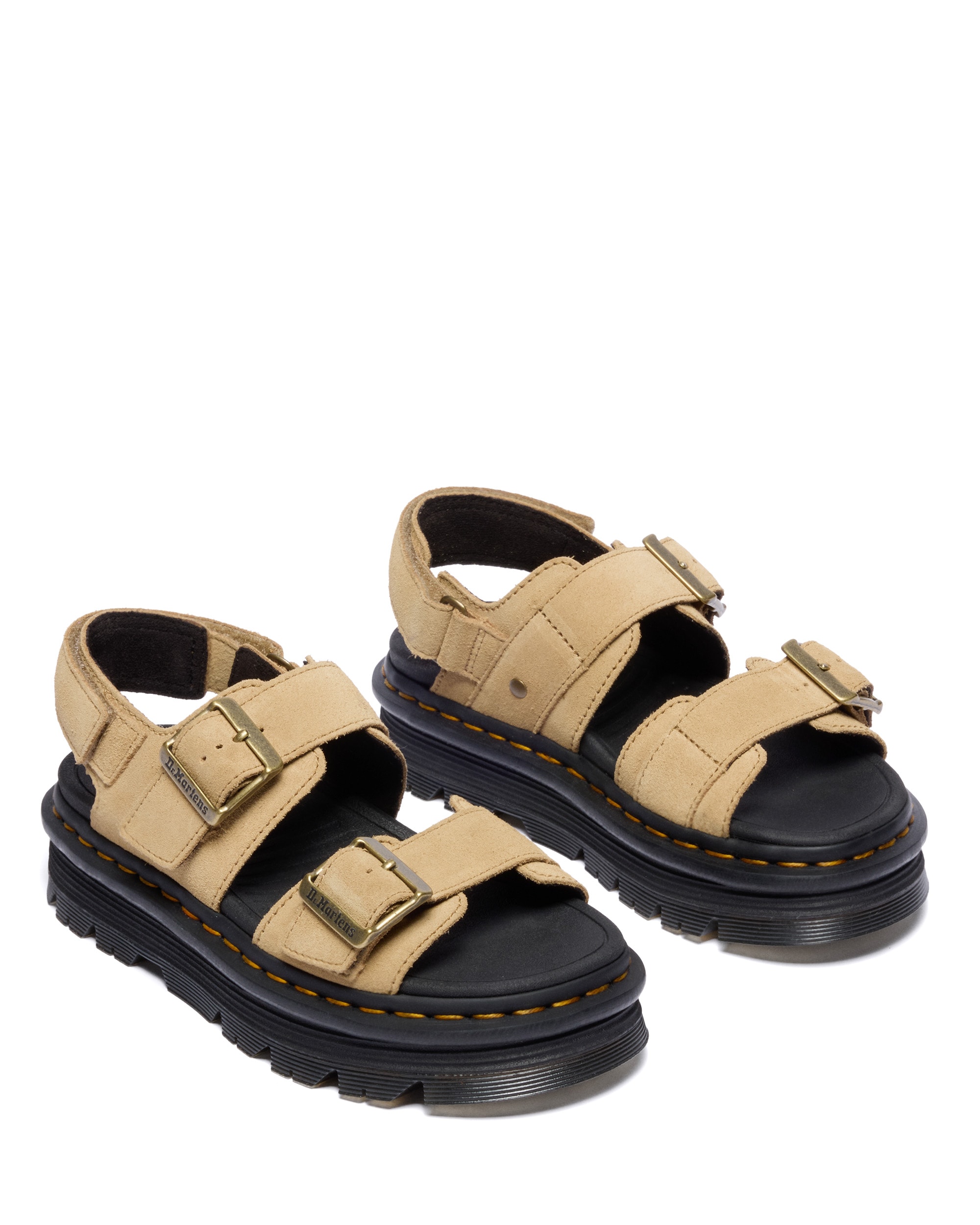 DR. MARTENS Sandale »Zebzag«  Plateau, Sandalette, Sommerschuh mit typisch gelber Rahmennaht