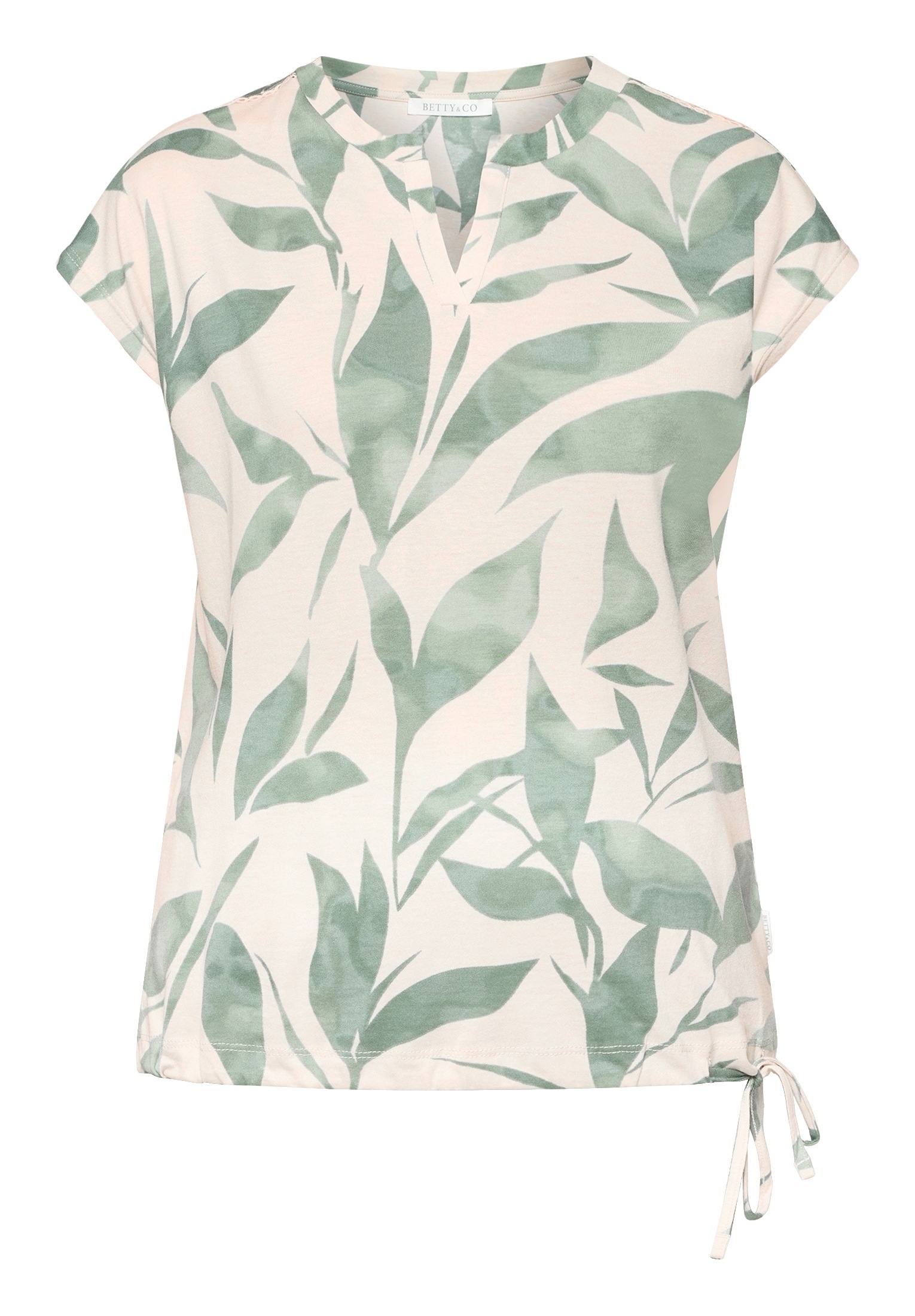 Betty&Co Kurzarmshirt »Damen mit Tunnelzug« 1 Stk.