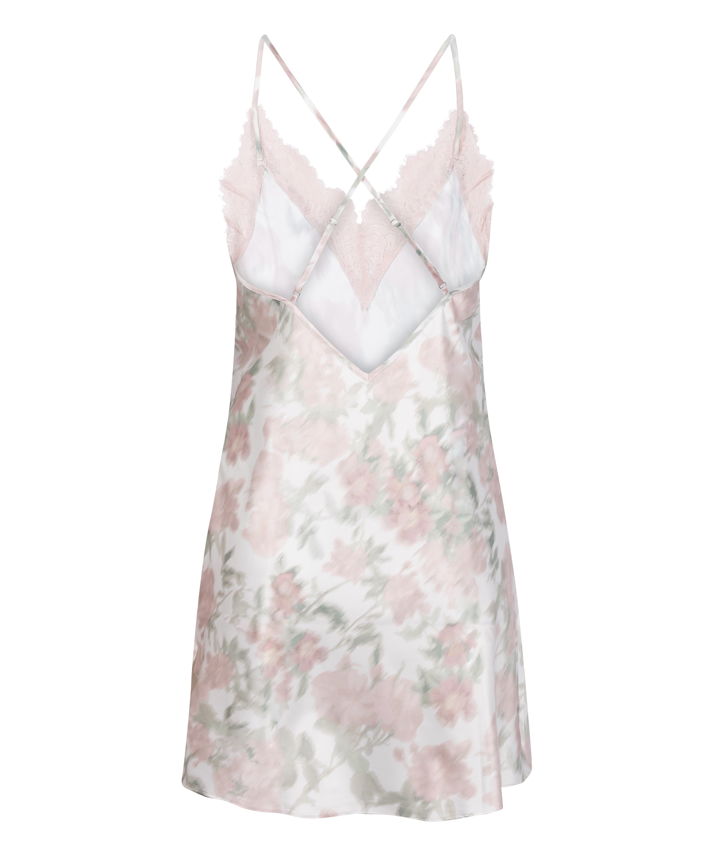 Hunkemöller Pyjama »Satin-Negligé mit Blumenmuster«