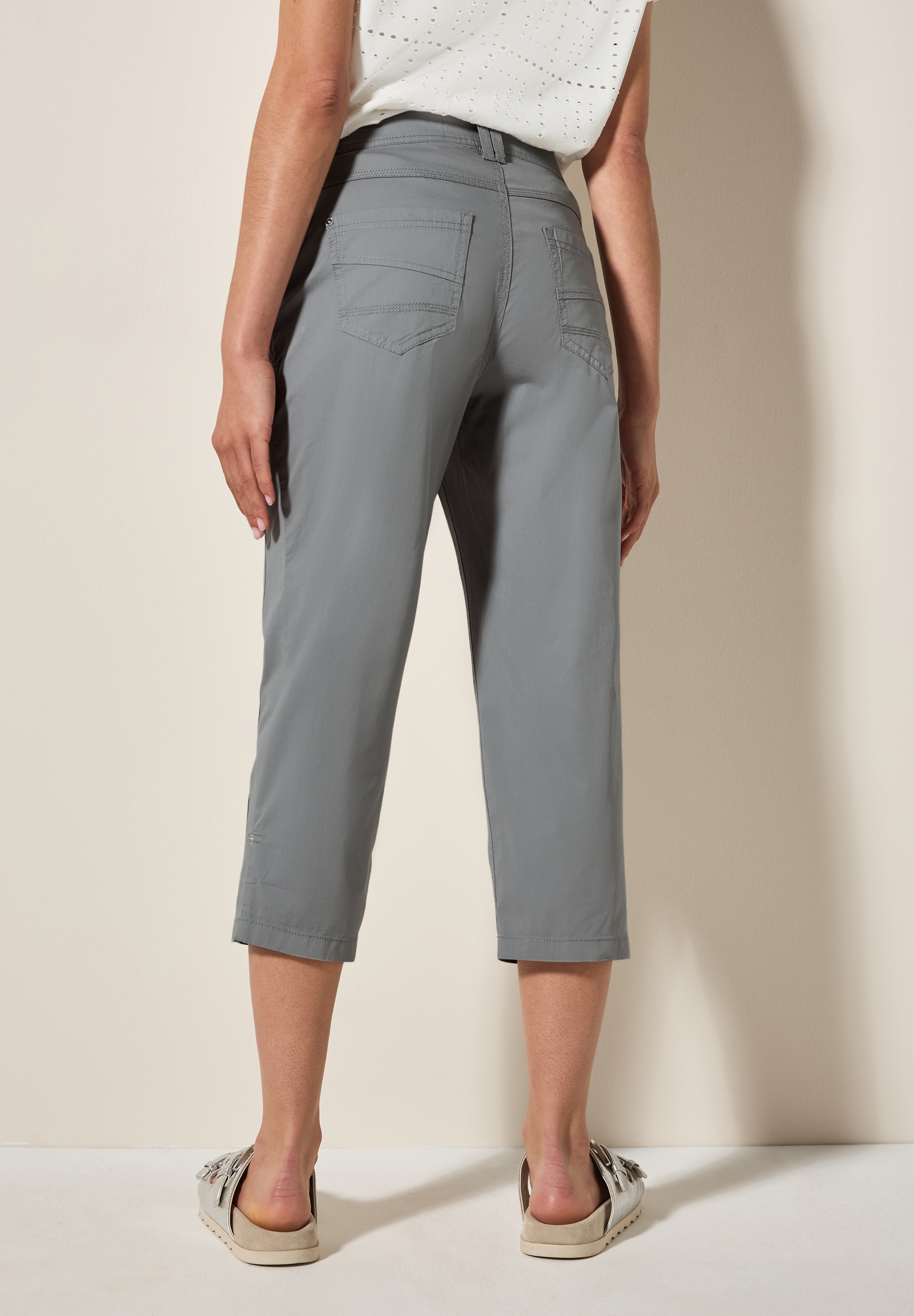 Cecil 3/4-Hose aus Baumwolle mit Stretchanteil günstig online kaufen