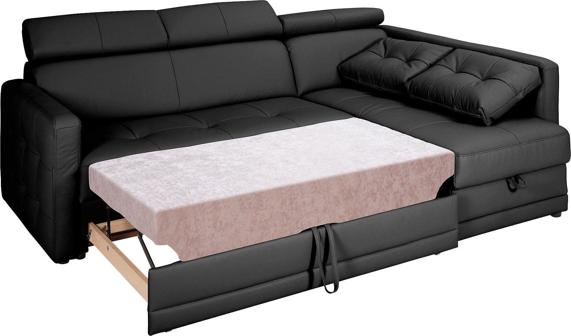 exxpo - sofa fashion Ecksofa "Arles, bequeme Federkernunterfederung, L-Form günstig online kaufen