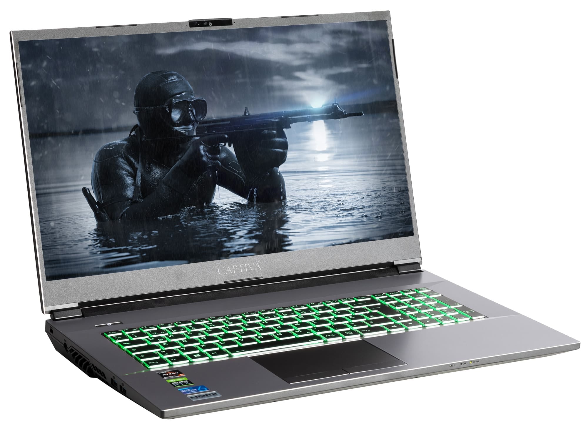 CAPTIVA Gaming-Notebook »Advanced Gaming R68-372«, 43,9 cm, / 17,3 Zoll, AMD, Ryzen 5, GeForce RTX 3050, 1000 GB SSD