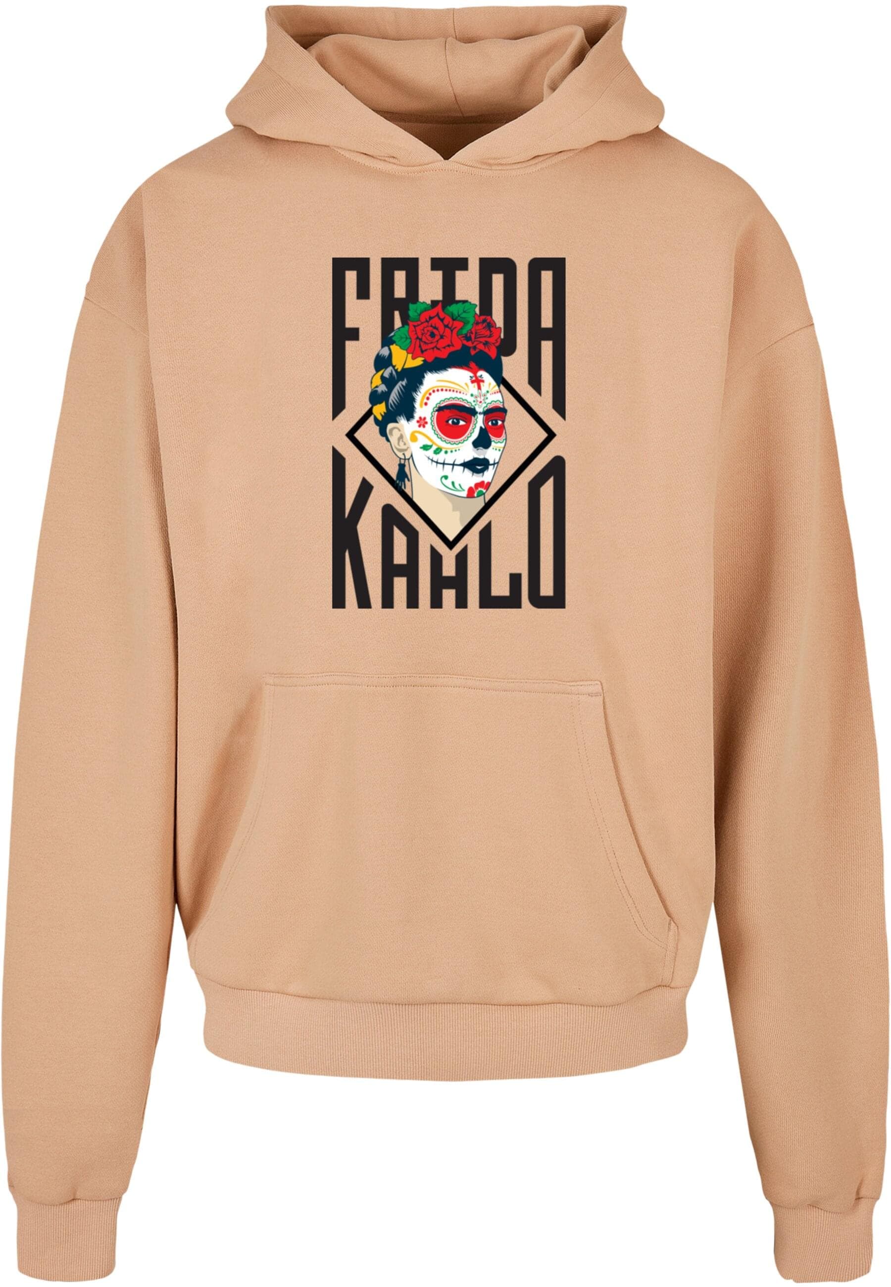 Merchcode Kapuzensweatshirt »Merchcode Herren Frida Kahlo - Lettering Ultra Heavy Hoody«, (1 tlg.)