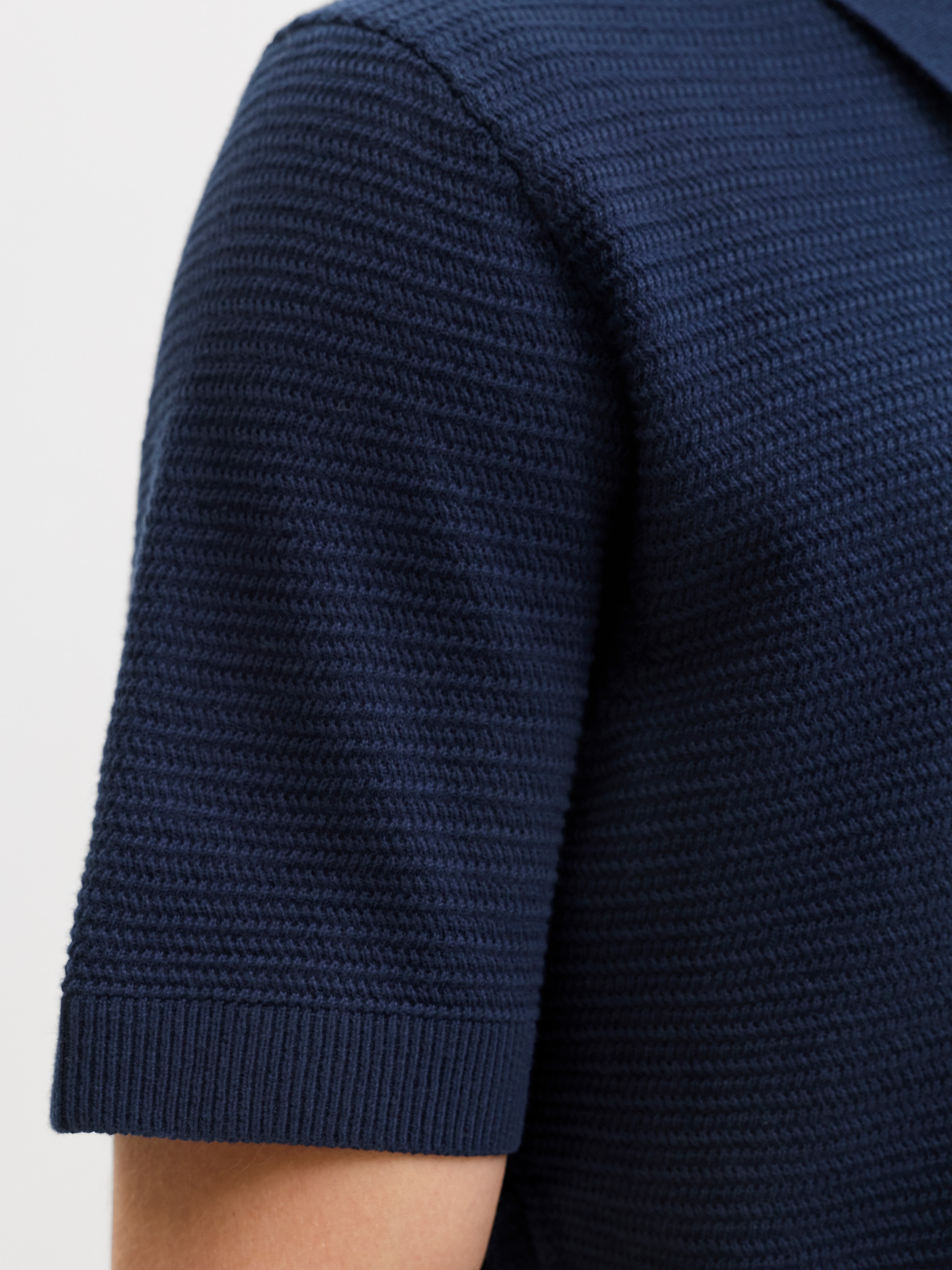 Jack & Jones Polokragenpullover »JPRBLURILEY KNIT POLO SS SN« Baumwolle, regular fit