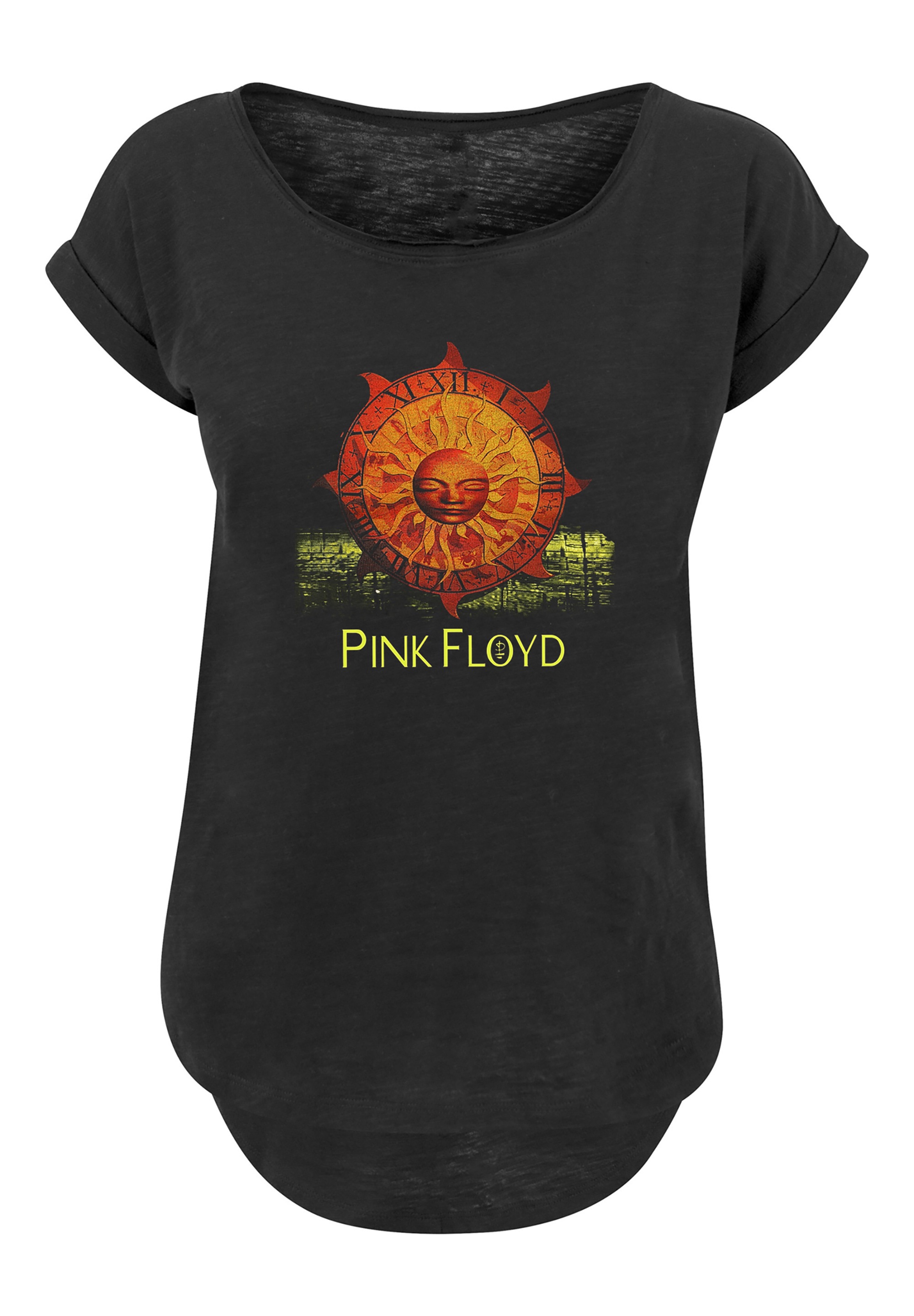 F4NT4STIC T-Shirt »Pink Floyd Brockom 84 Rock Metal Musik«, Damen,Premium Merch,Lang,Longshirt,Bandshirt