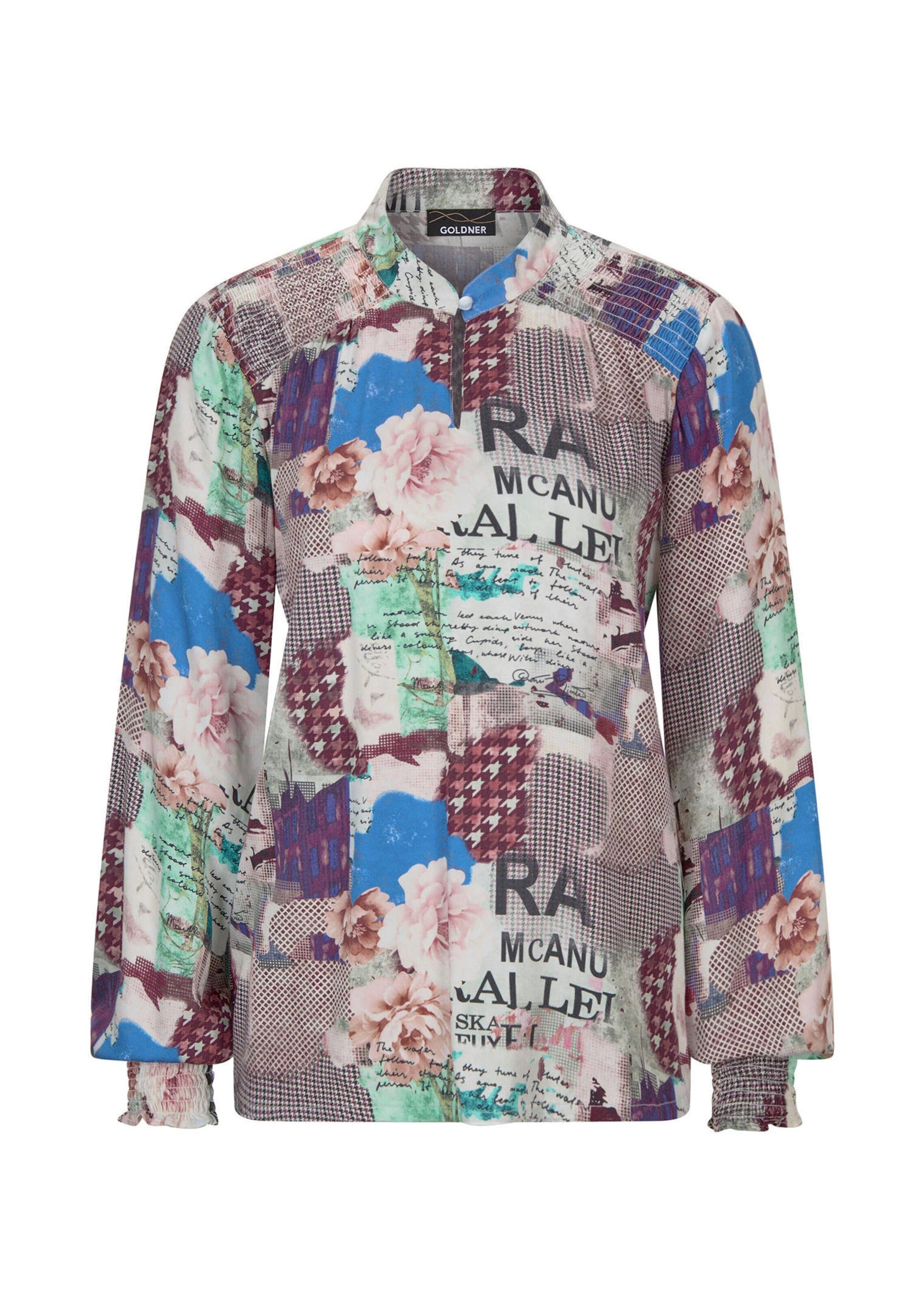 GOLDNER Schlupfbluse "Leichte Printbluse mit Patchwork-Muster" Mit modische günstig online kaufen