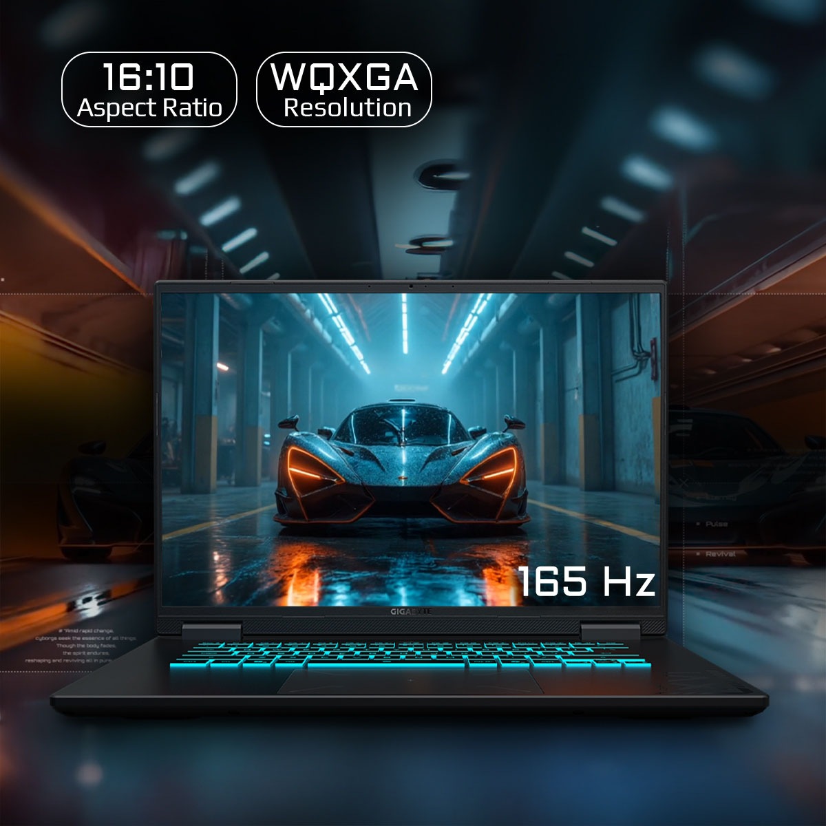 Gigabyte Gaming-Notebook »GAMING A16 PRO DXHG4DECC4SH« 40,64 cm / 16 ″ Intel Core 7 GeForce® RTX 5070 Ti 1.000 GB SSD