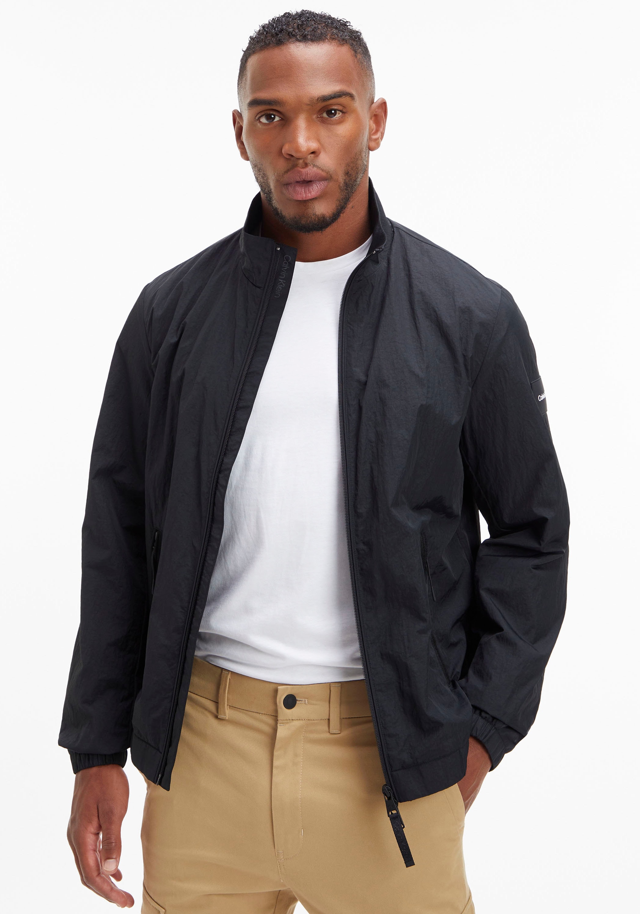 Calvin Klein Funktionsjacke, mit CK-Badge am Ärmel kaufen