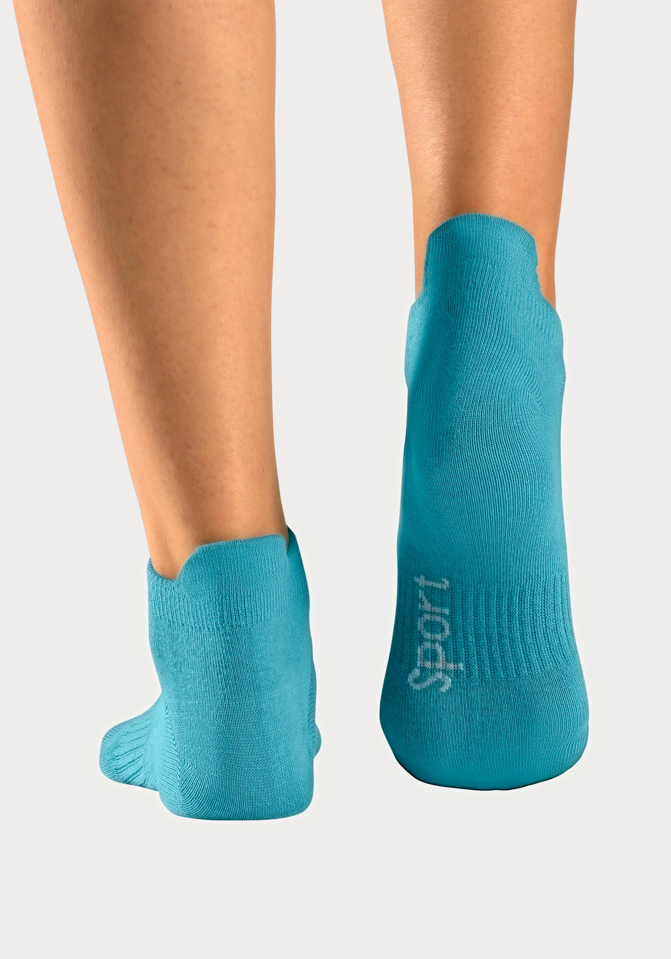 Bench. Sneakersocken Packung, 6 Stk. tlg. mit feiner Mesh Konstruktion und Mittelfußgummi