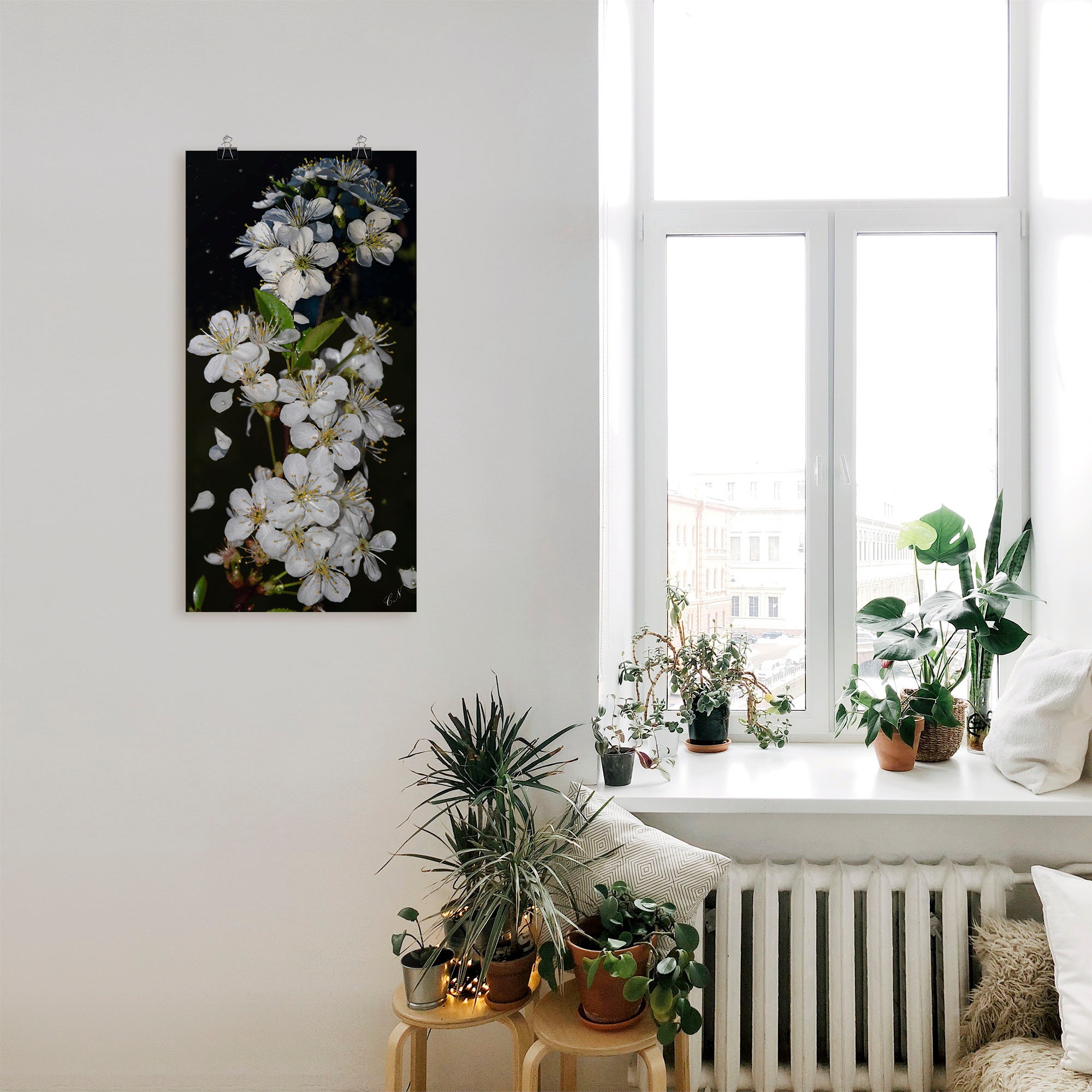 Artland Wandbild "Baumblüte", Blumen, (1 St.), als Leinwandbild, Poster, Wa günstig online kaufen