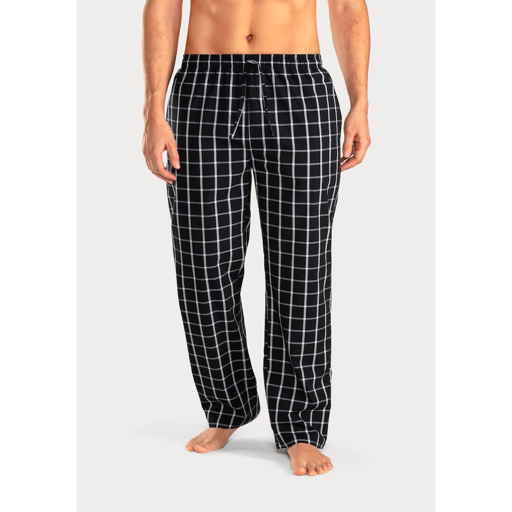 AUTHENTIC LE JOGGER Pyjamahose, mit Seitentaschen und Bindeband