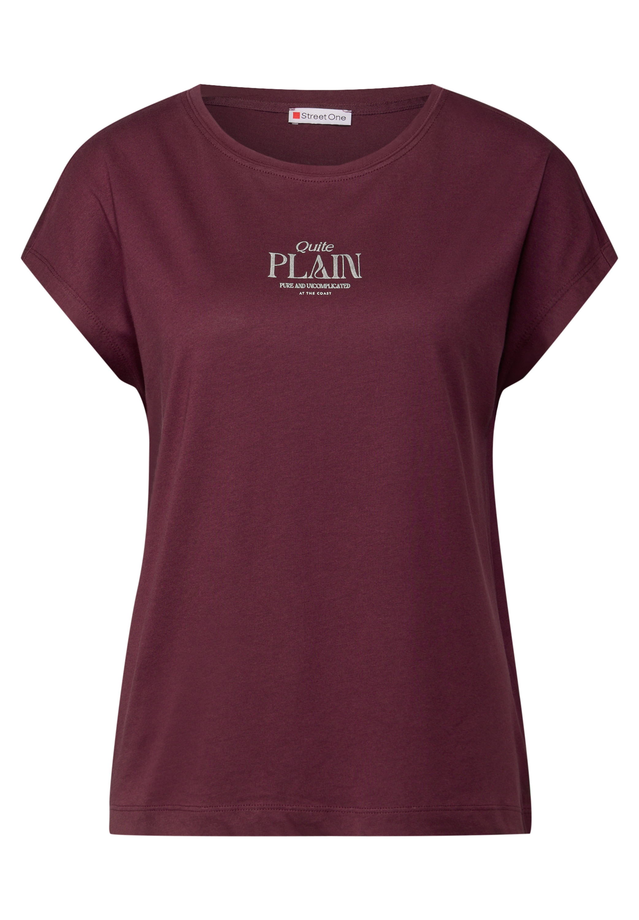 STREET ONE T-Shirt, im soften Baumwoll-Mix