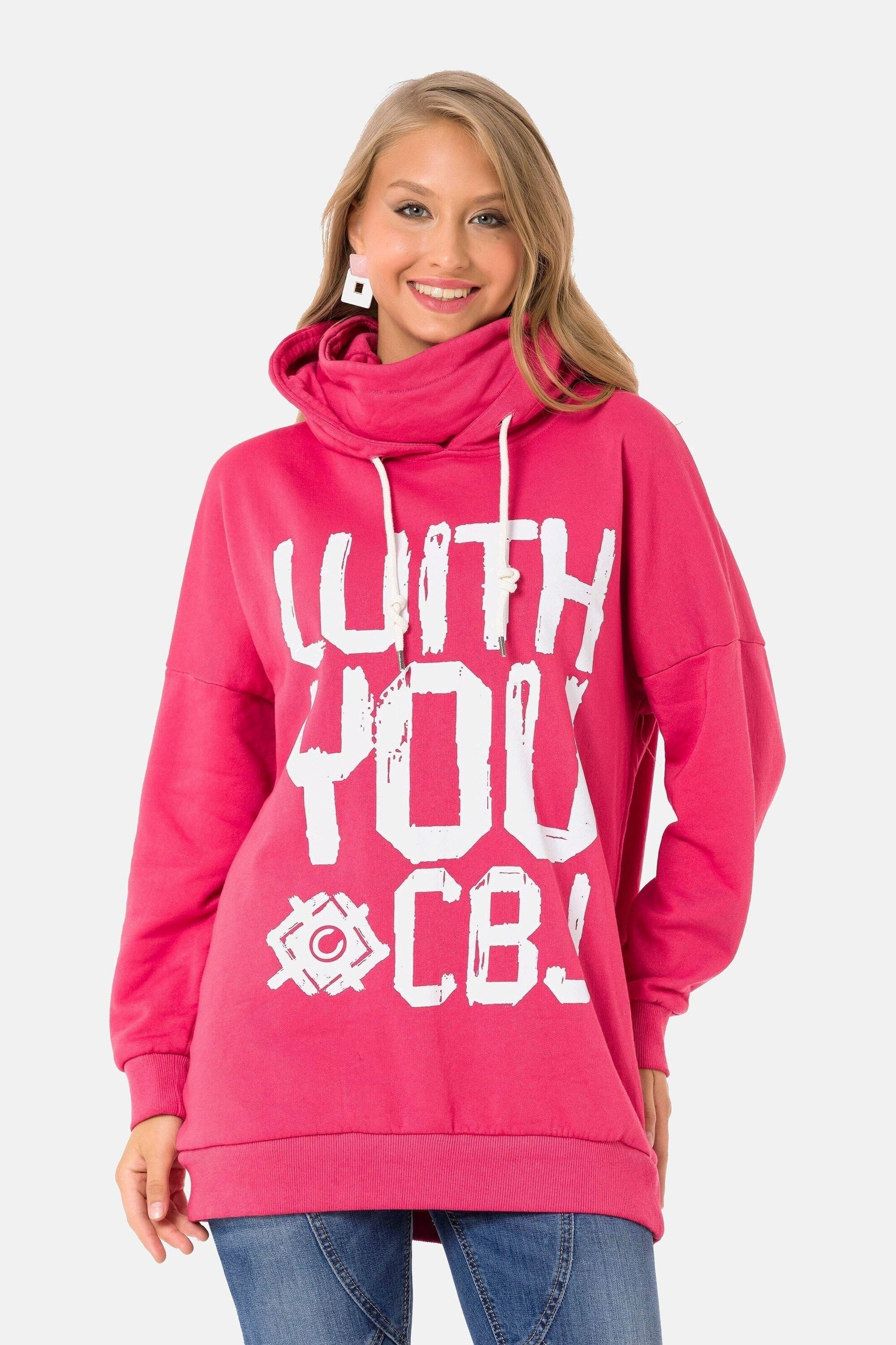 Cipo & Baxx Hoodie "Sweatshirt", (1 tlg.), mit coolem Markenprint und Loop- günstig online kaufen