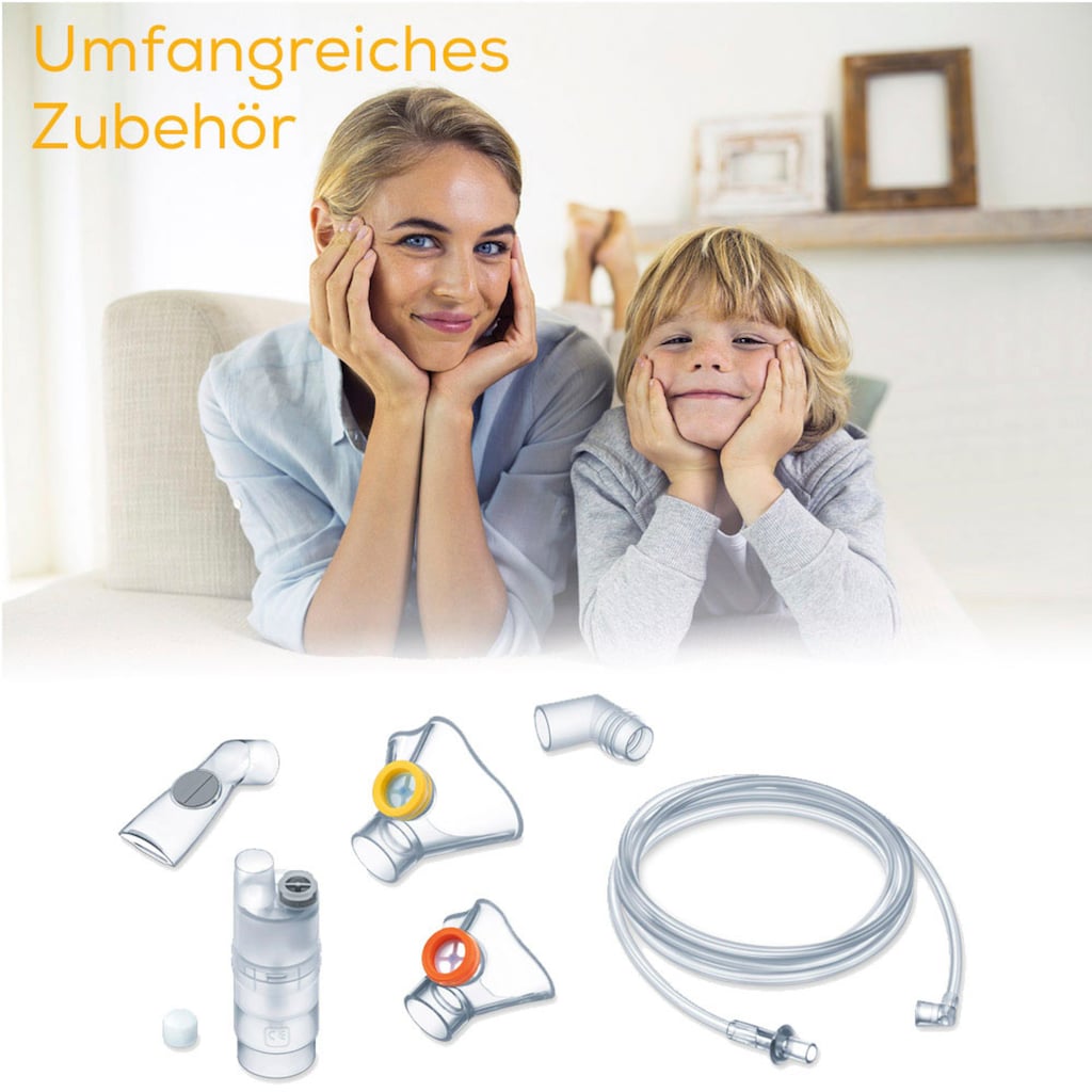 BEURER Inhalationsgerät »IH 26 Kids«, (Set, 12 tlg.), Medizinprodukt