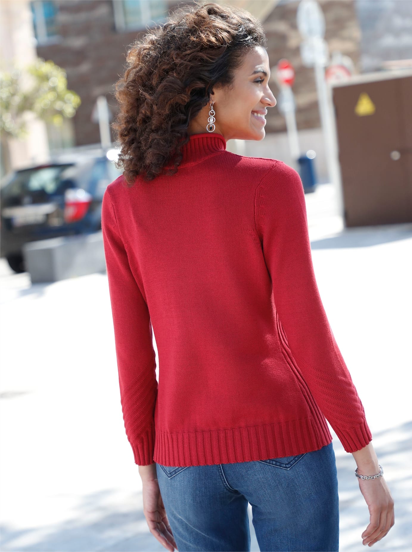 Casual Looks Stehkragenpullover »Pullover«