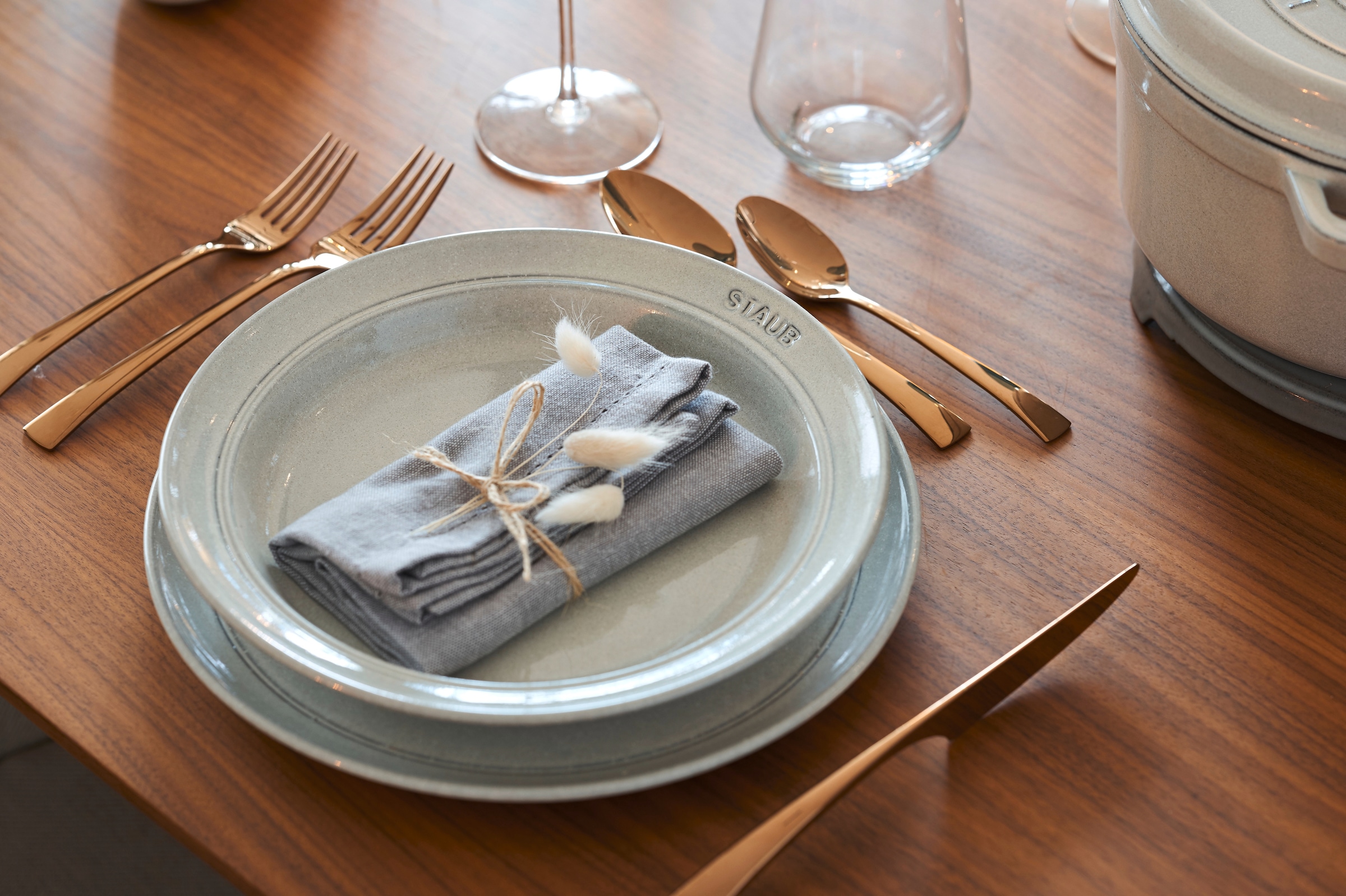 STAUB Teller »Dining Line« Keramik-Teller, Emailliert, 24 cm, spülmaschinengeeignet