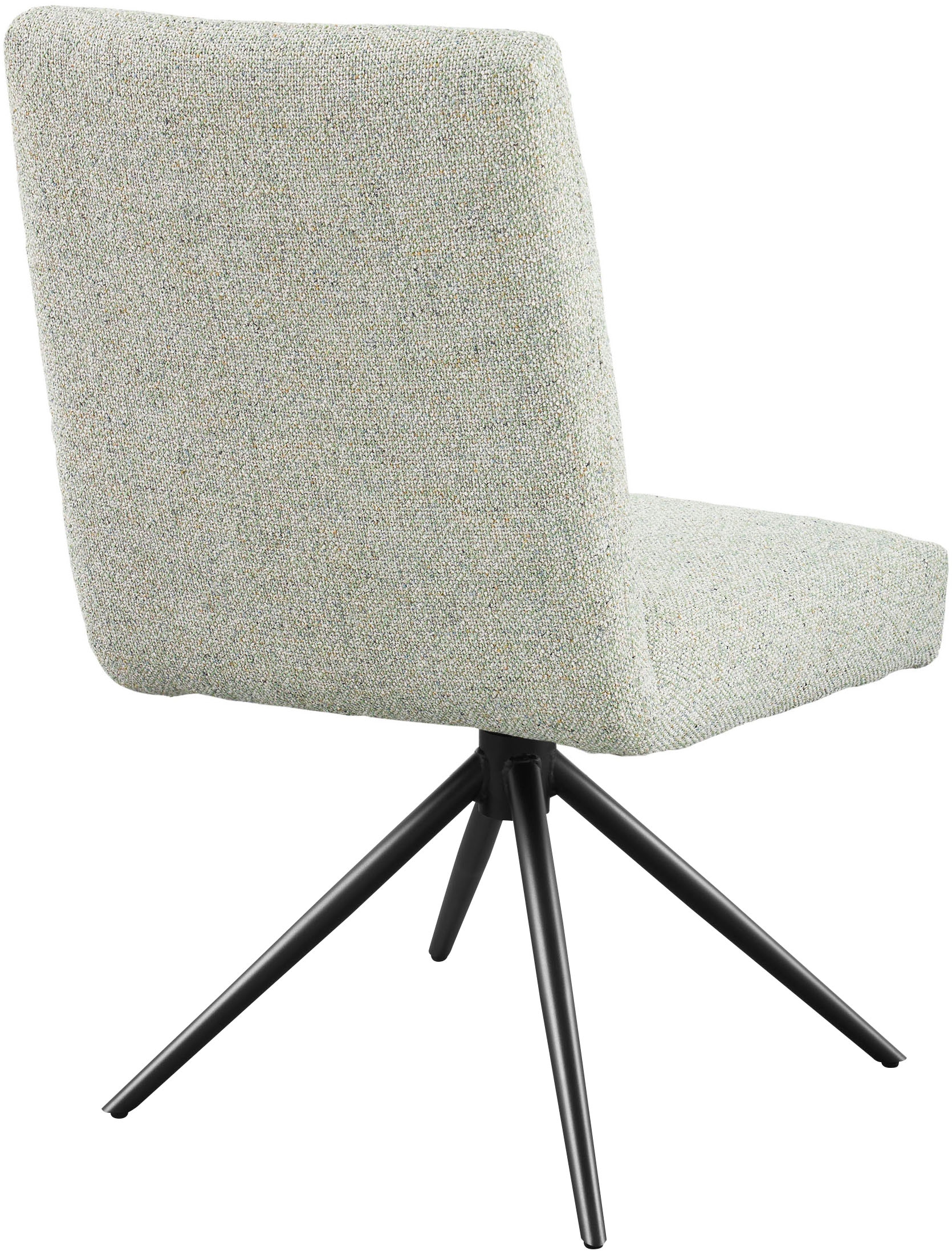 set one by Musterring Esszimmerstuhl »Tracy« (Packung) 2er-Set, Stativgestell schwarz, Sitz aus Webstoff, B52 x T65 cm