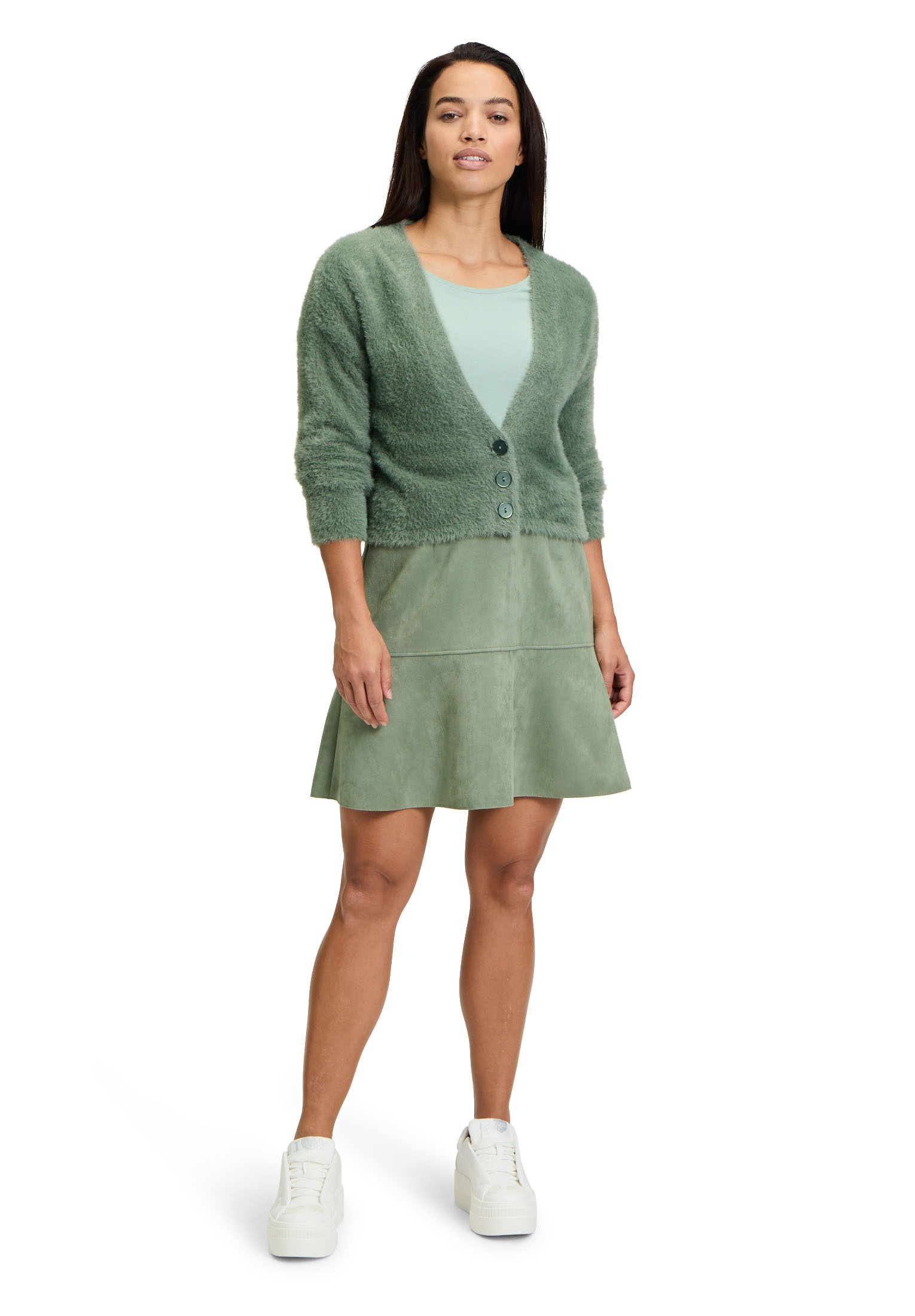 Cartoon Strickjacke »Cartoon Strick-Cardigan mit Knopfleiste«, Rippbündchen