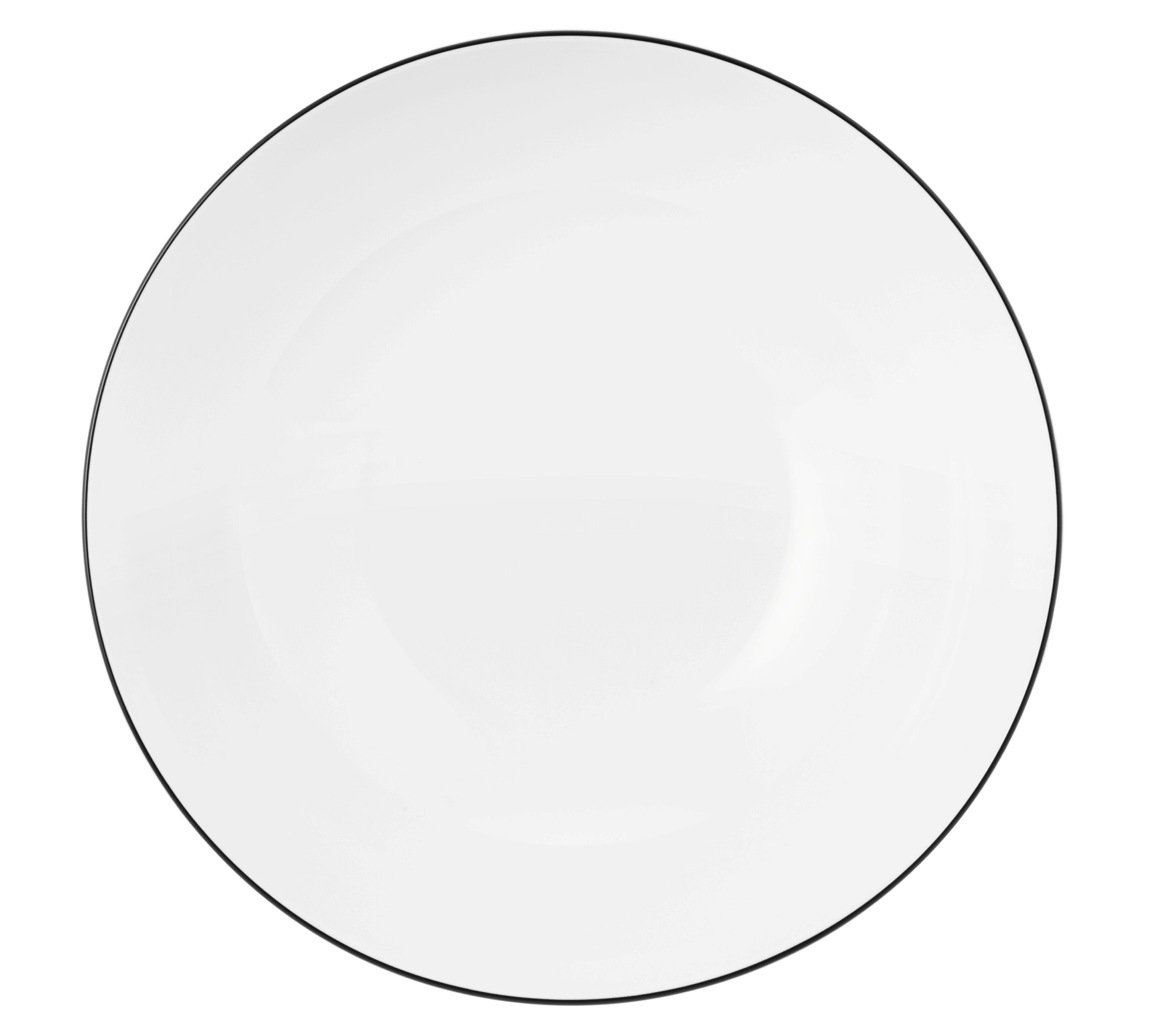 Seltmann Weiden Schüssel "Lido Black Line" 1 Stk. aus Porzellan Schale rund günstig online kaufen