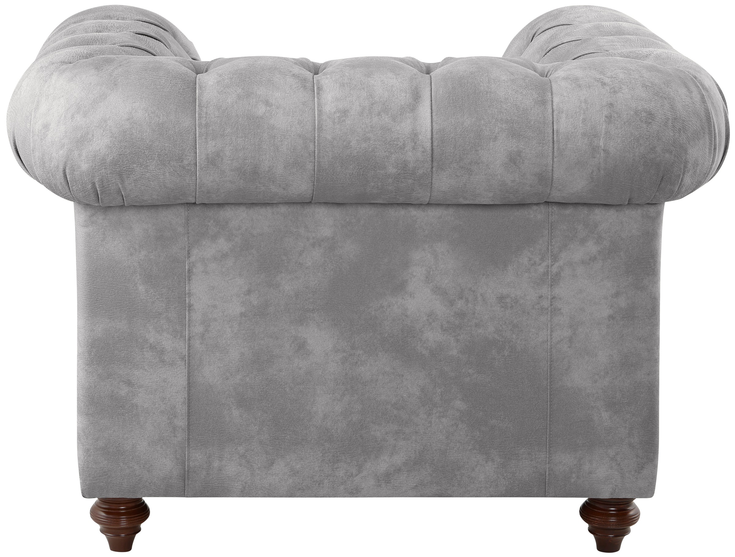Home affaire Sessel »Chesterfield B/T/H: 105/69/74 cm«, mit hochwertiger Knopfheftung, auch in Leder